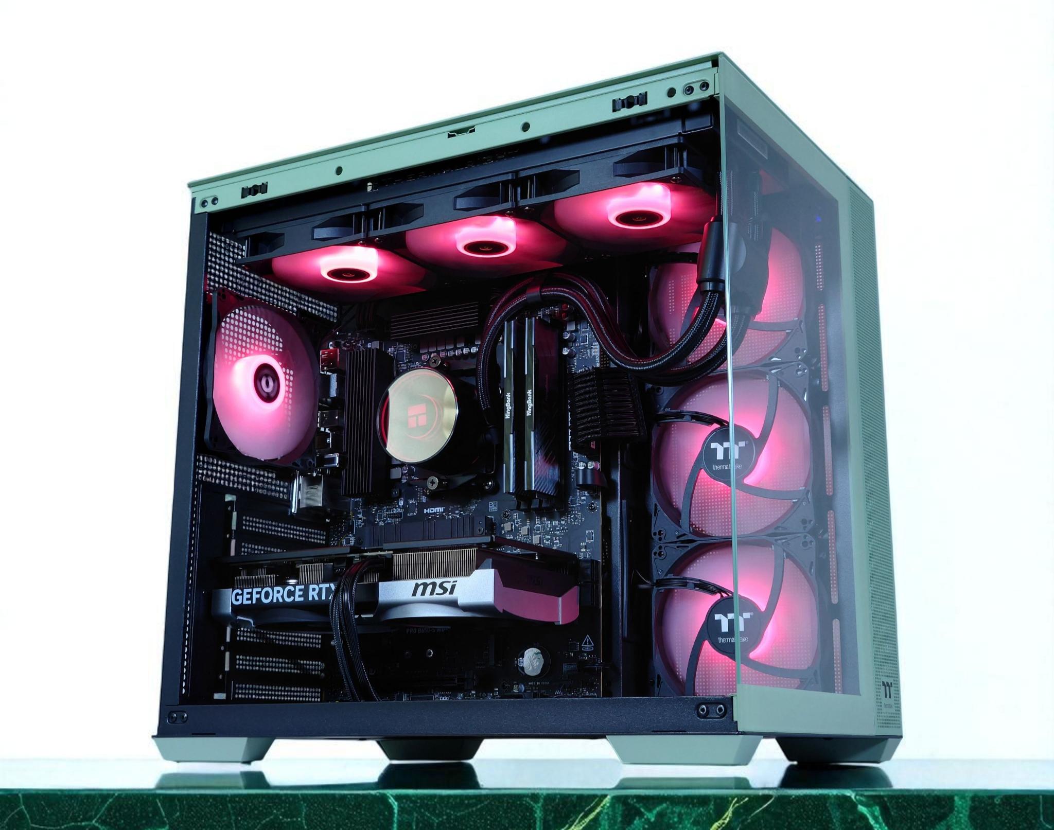 🌲Liquid Cooled Gaming PC🌲 Nvidia RTX 5070 12GB 🌲AMD Ryzen 7 7700🌲32GB DDR5🌲 1TB NVME