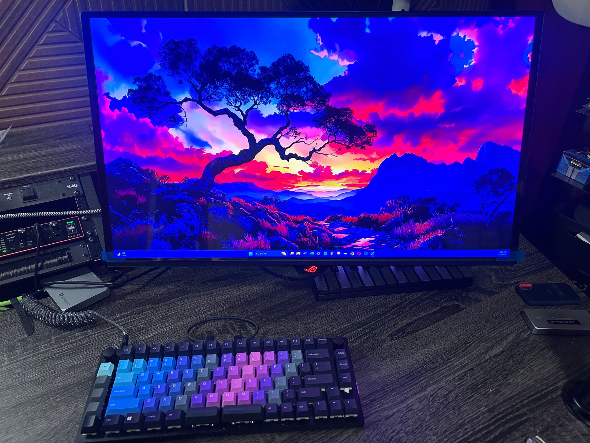 ASUS RoG 27" (360hz) OLED 2K (2560x1440p) Gaming Monitor (Screen Protector Film Still Attached!)