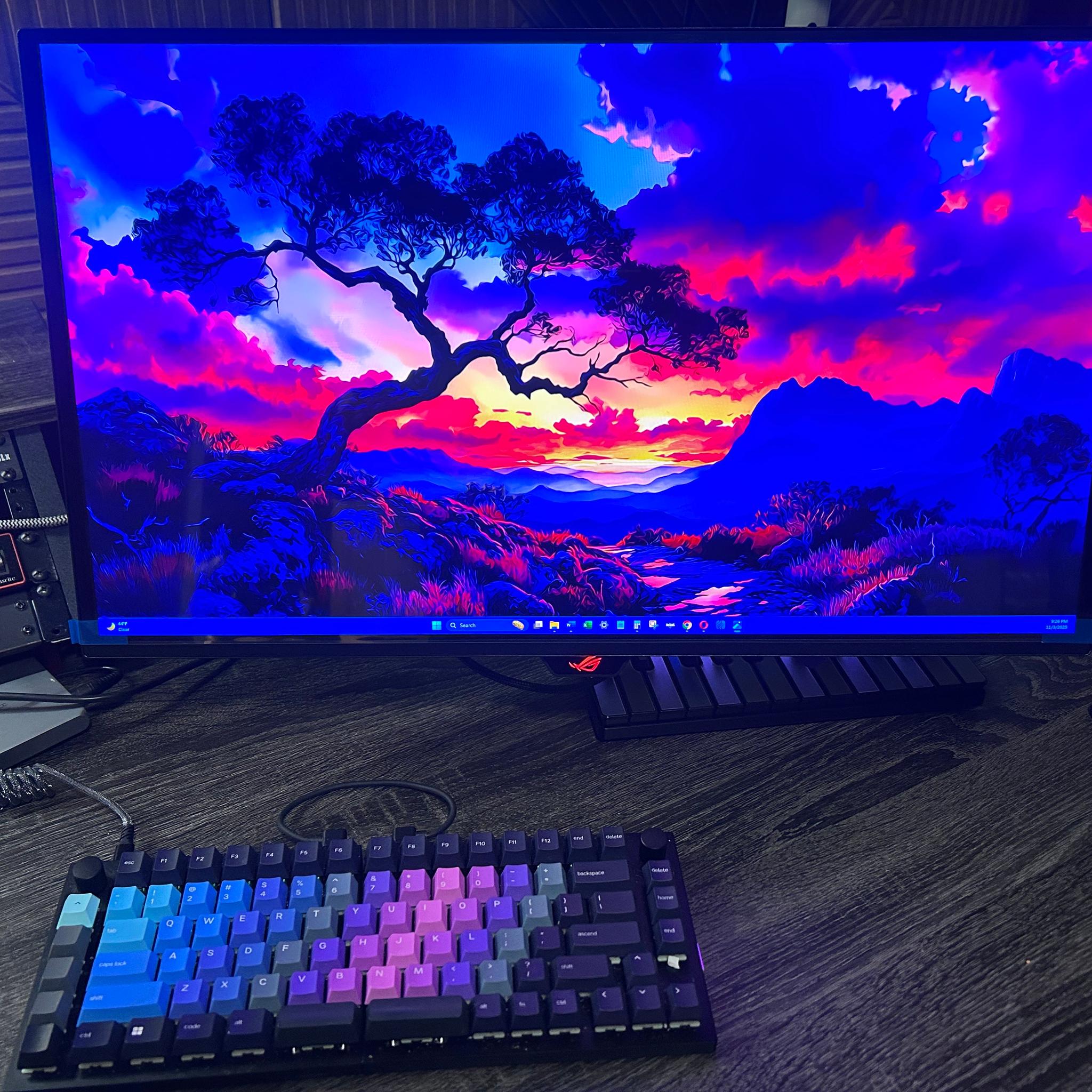 ASUS RoG 27" (360hz) OLED 2K (2560x1440p) Gaming Monitor (Screen Protector Film Still Attached!)