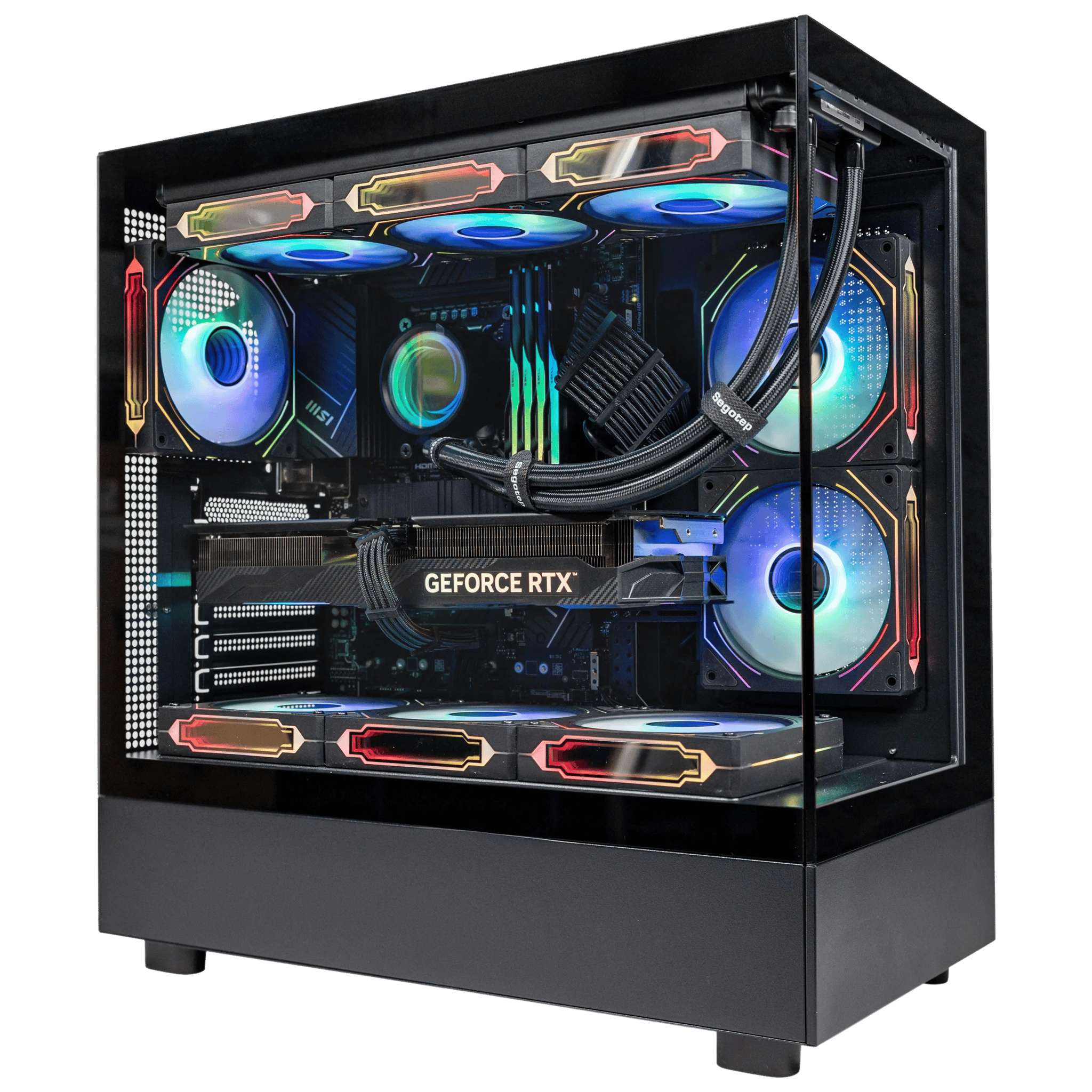 The Poseidon i7-13700KF 5.8GHz, RTX 4070  12GB, 1TB NVME SSD, 32GB RGB DDR5 With Keyboard/Mouse