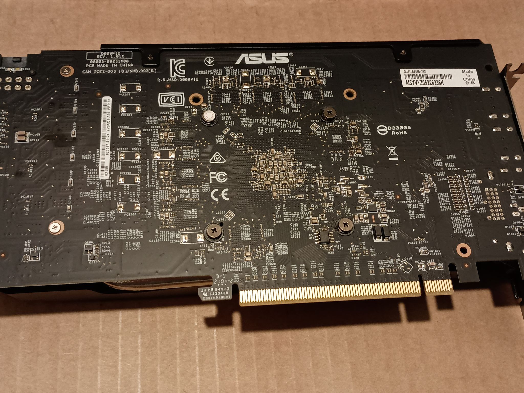 Asus DUAL Radeon RX 580 8GB