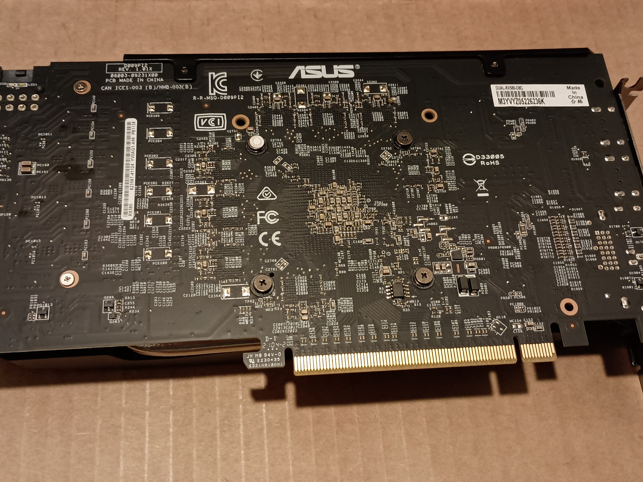 Asus DUAL Radeon RX 580 8GB