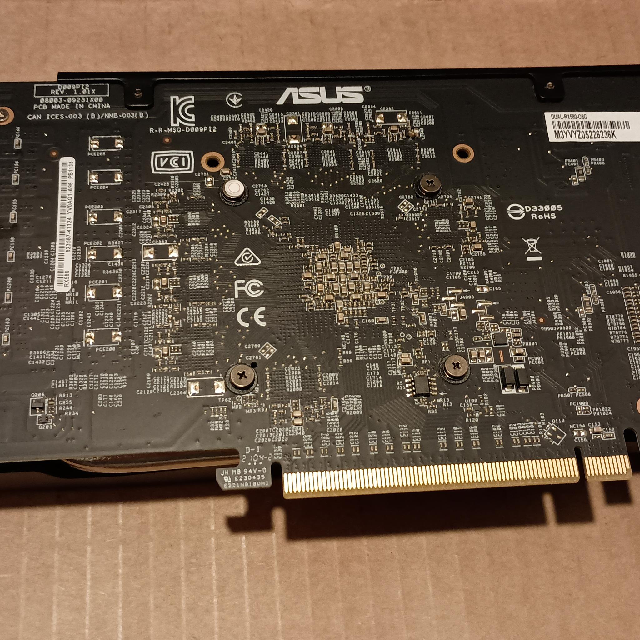 Asus DUAL Radeon RX 580 8GB