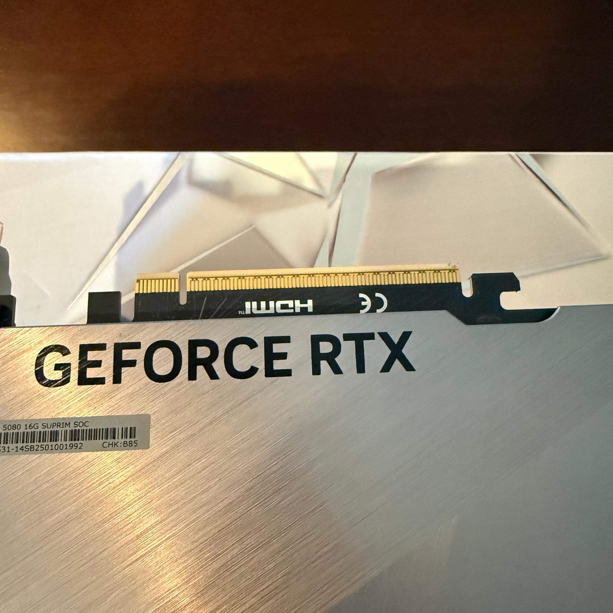 MSI GeForce RTX 5080 SUPRIM X 16GB GDDR7 – Used, Great Condition