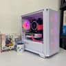 Pink & White Powerhouse | Ryzen 5|16 GB |1TB NVME + 1 TB HD|RX 580