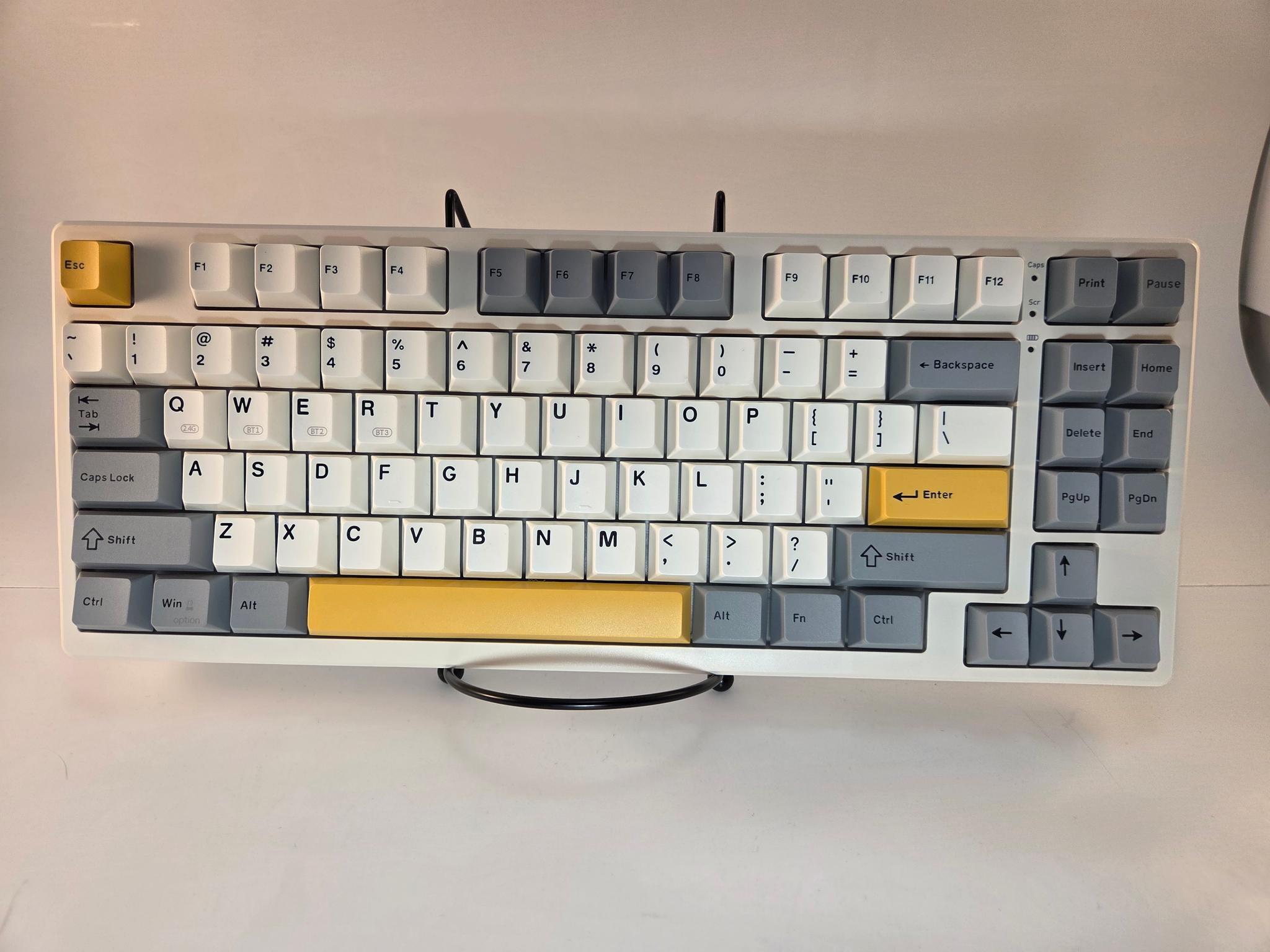Kisnt 75% Mechanical Gasket Mounted Keyboard w/ Prelubed Bsun Linear Hot-Swappable Switches