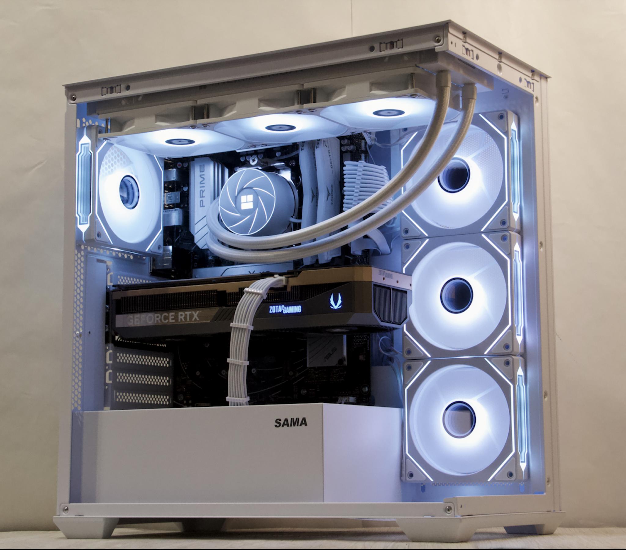 RTX 5070 Ti, Ryzen 7 7800X3D, 32GB DDR5, 2TB NVMe SSD, WiFi - High End 4K Gaming PC