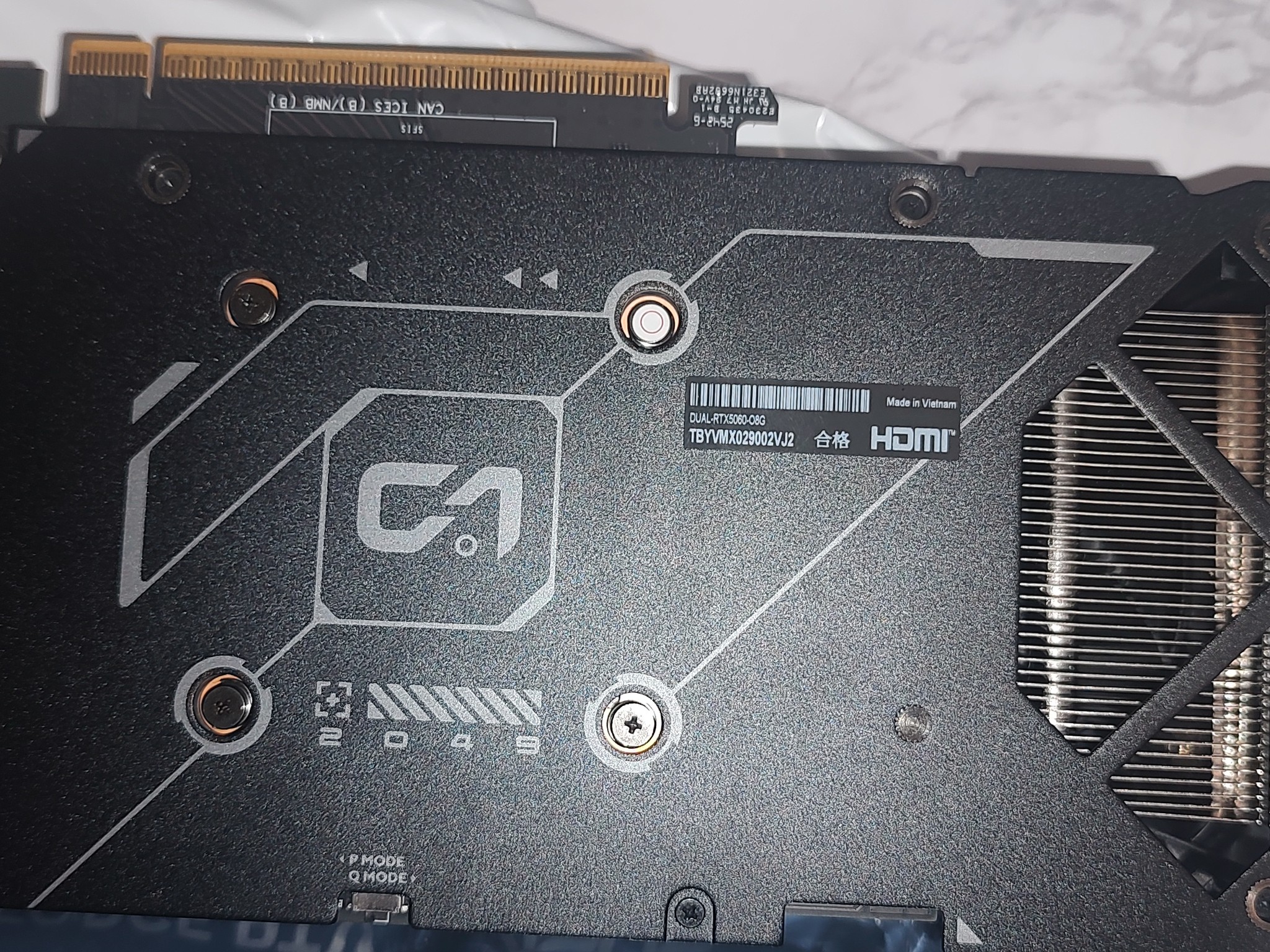 ASUS Dual GeForce RTX 5060 8GB GDDR7 OC Edition
