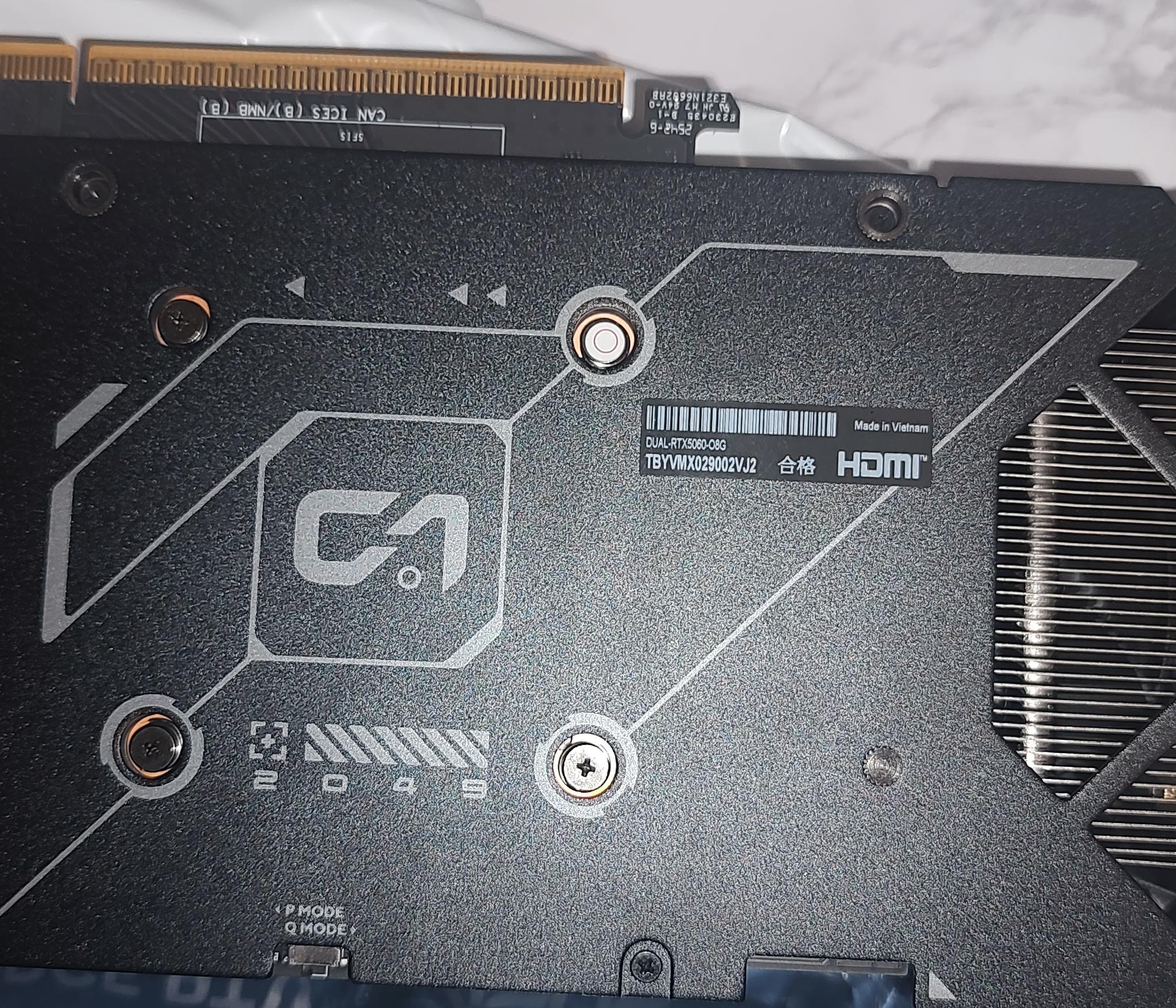 ASUS Dual GeForce RTX 5060 8GB GDDR7 OC Edition