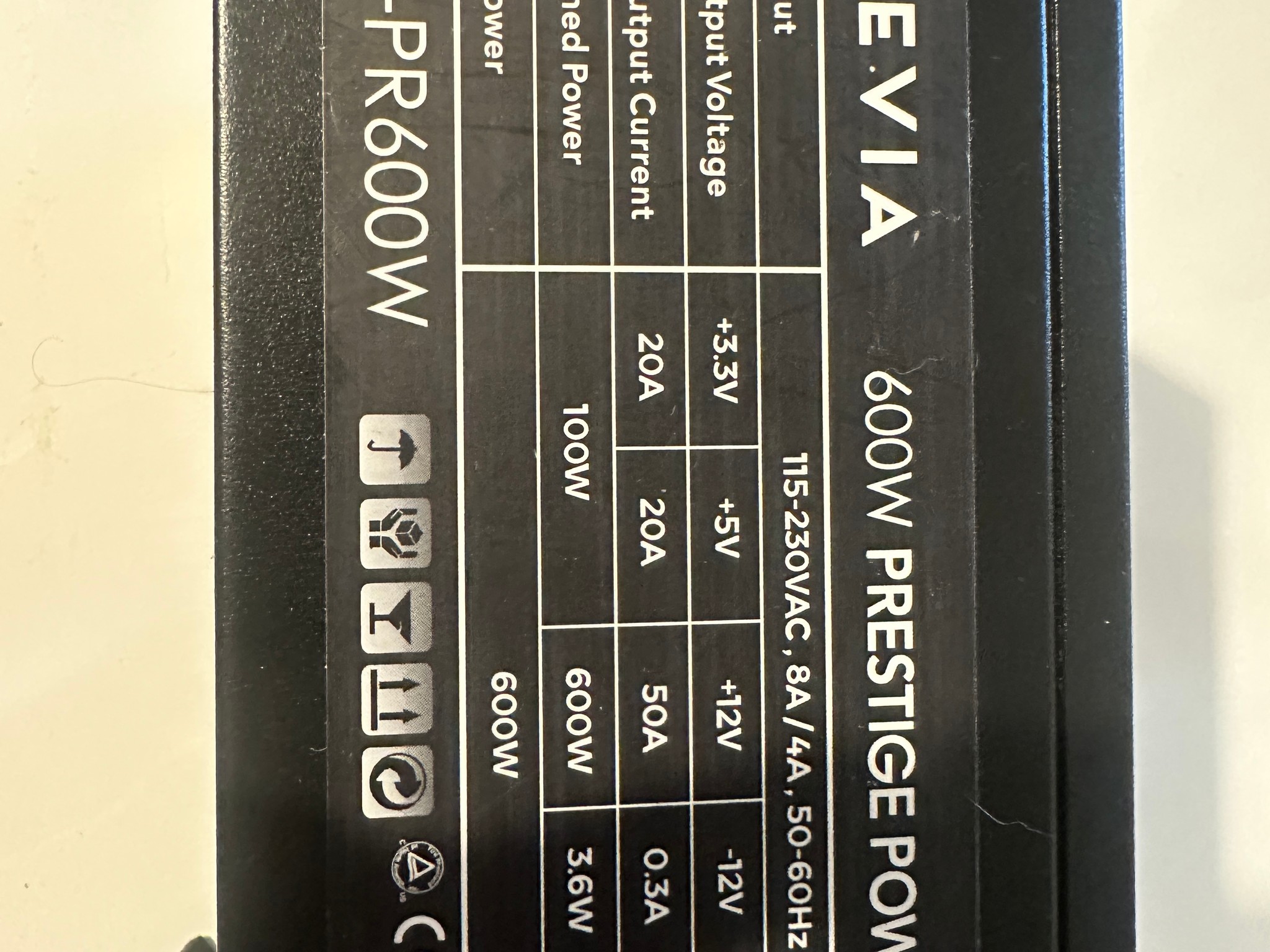 🌟 Gold Rated 600w Apevia Power Supply 🌟 Fully Tested & Ready to Use