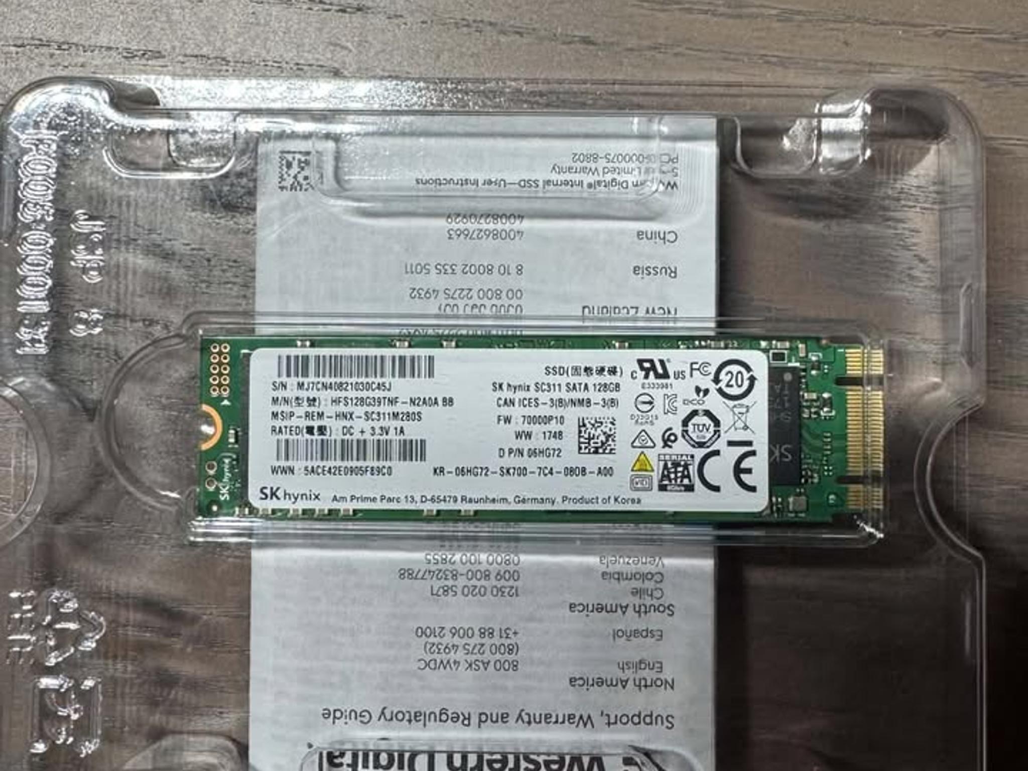 SK Hynix SC311 M.2 Gen3 2280 SATA Solid State Drive