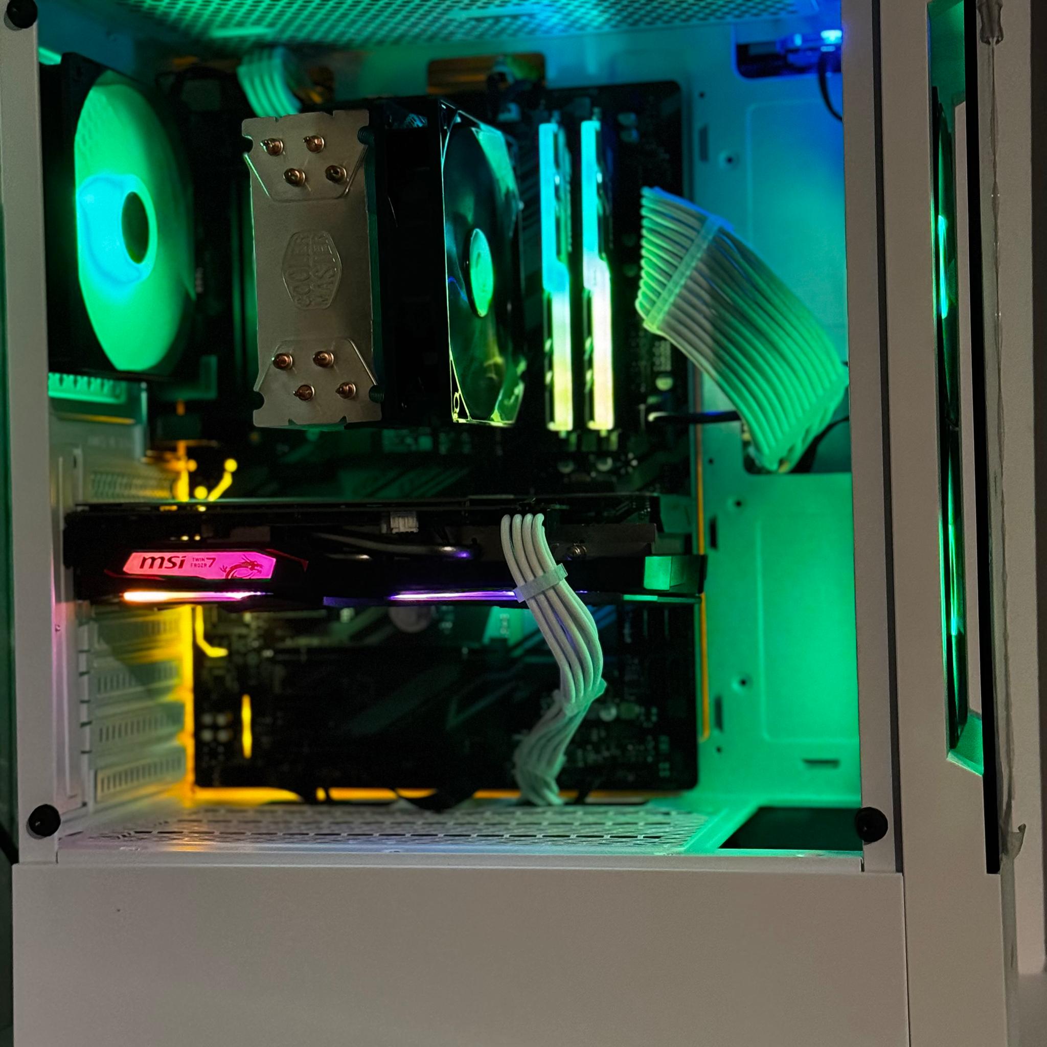 ⚫INTEL🚀OREO BEAST🥛 | I7 9700K | 1660 SUPER | 16GB RAM | 1TB | WIFI/BT | WIN 11