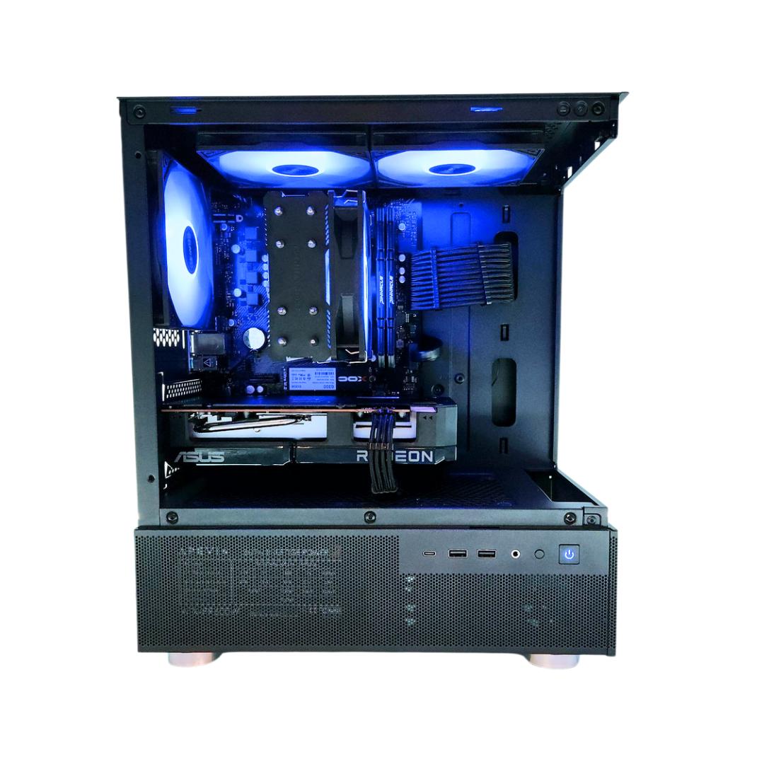 🚨BLACK FRIDAY🚨: RX 7600 | Ryzen 5500 | 16GB DDR4 RAM | 512GB SSD | 4 Fans | White RGB Gaming PC