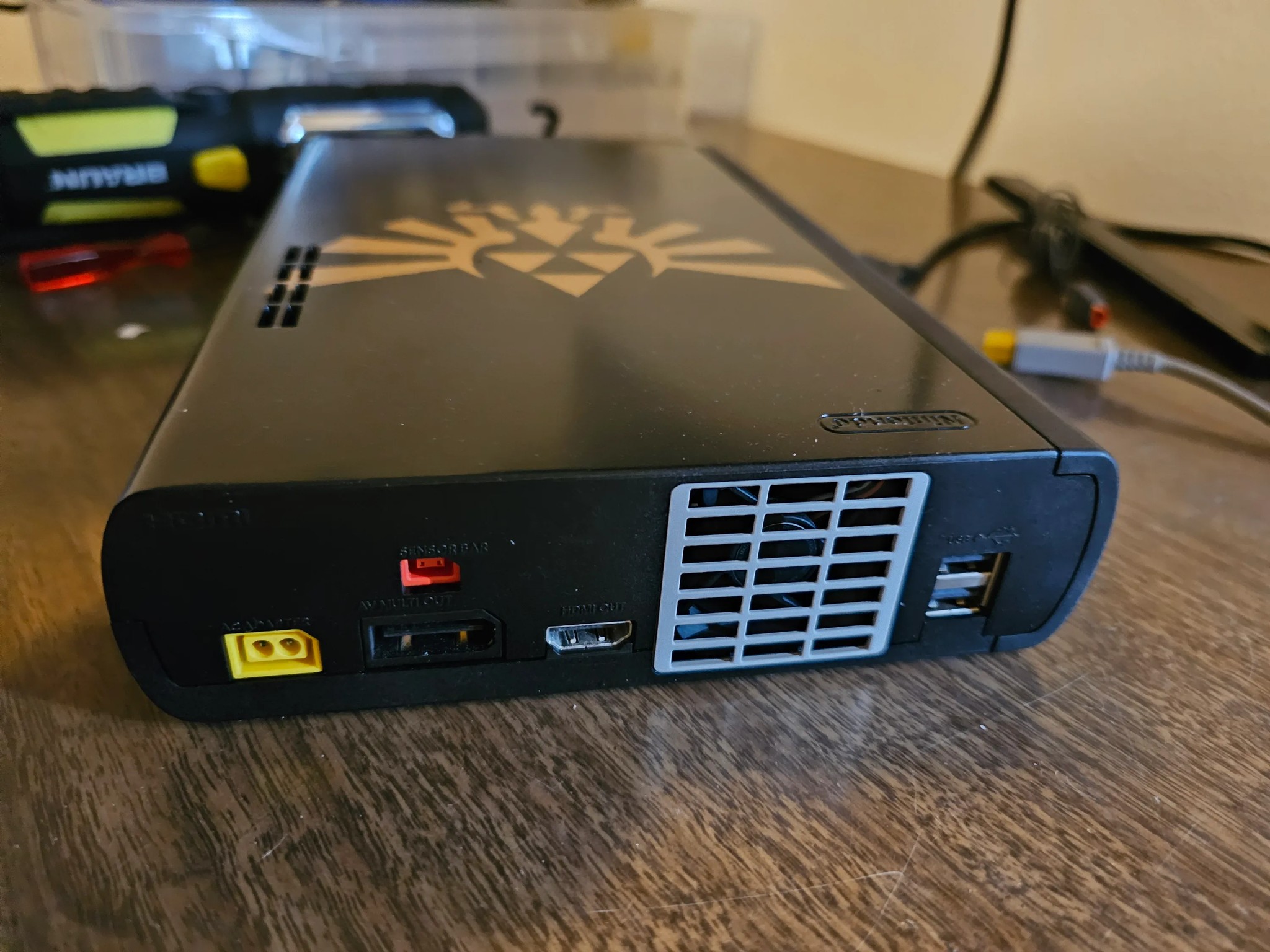 Custom Zelda Gold Crest Wii U 256GB NAND