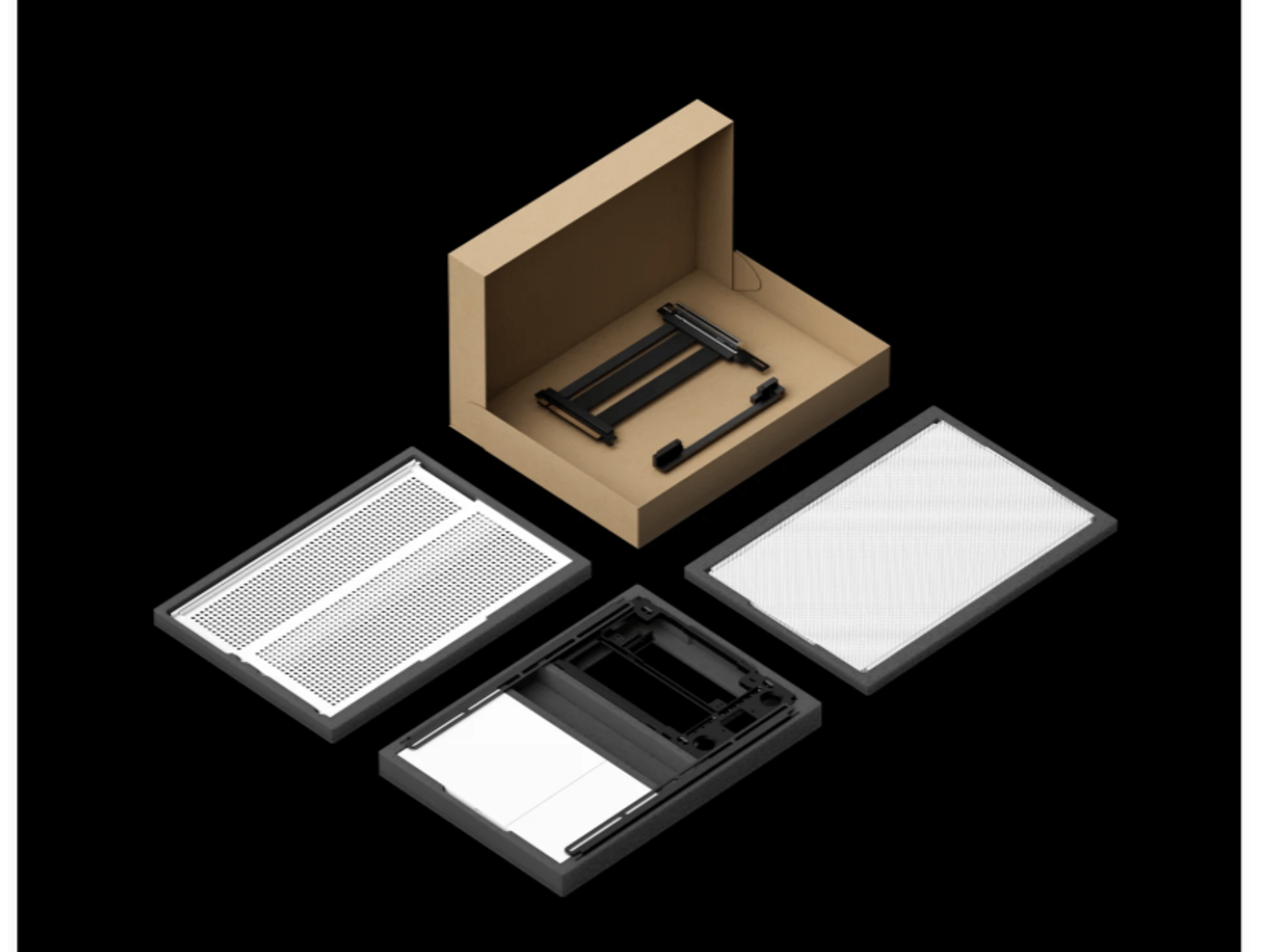 NCASE T1 V2.5 Limited Edition E-White – PCIe 5.0 Riser + USB-C – Brand New