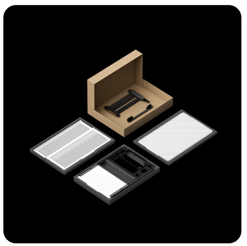 NCASE T1 V2.5 Limited Edition E-White – PCIe 5.0 Riser + USB-C – Brand New