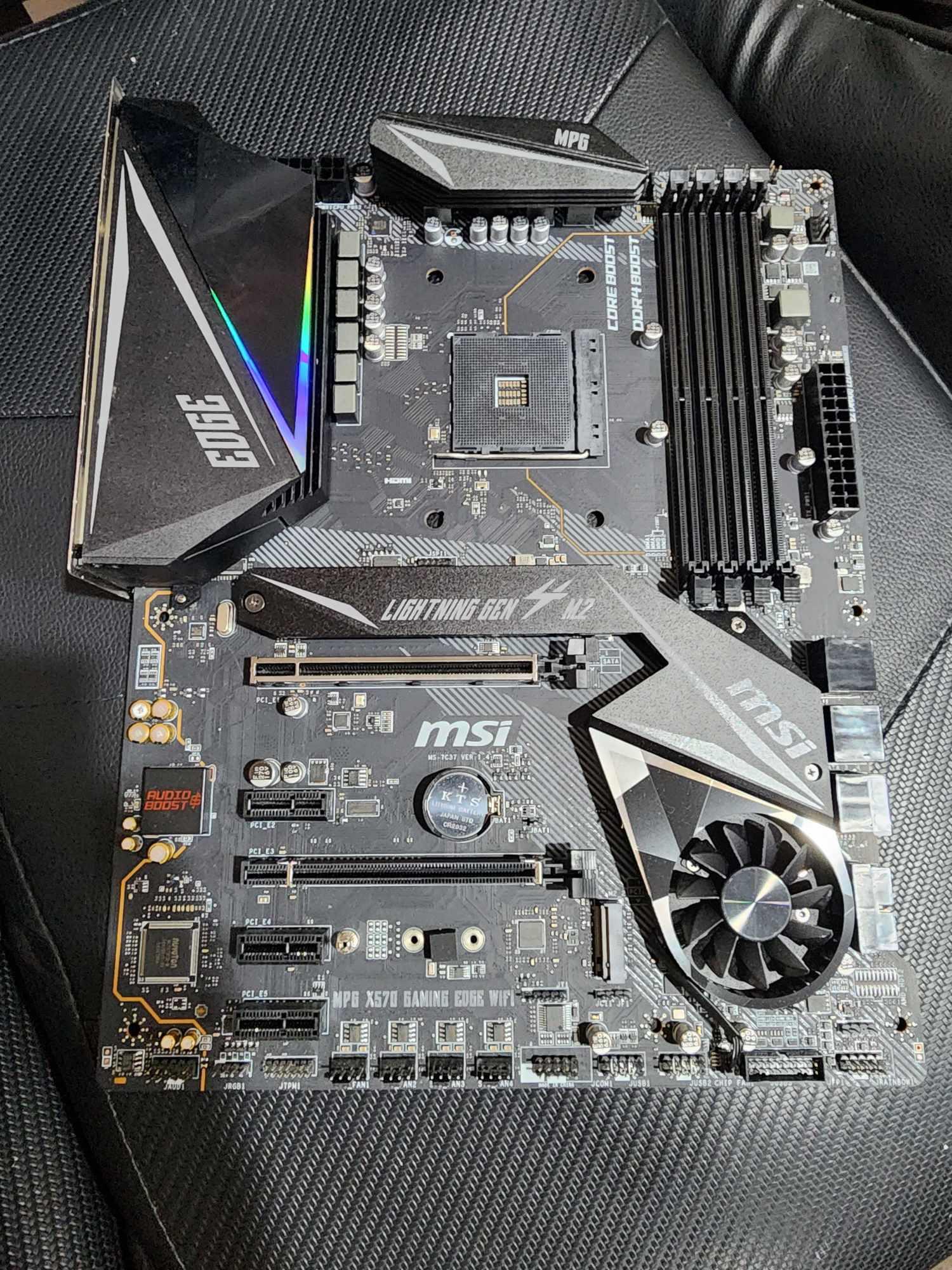 MSI MPG X570 Gaming Edge WiFi Motherboard AMD AM4 DDR4 AC Wi-Fi