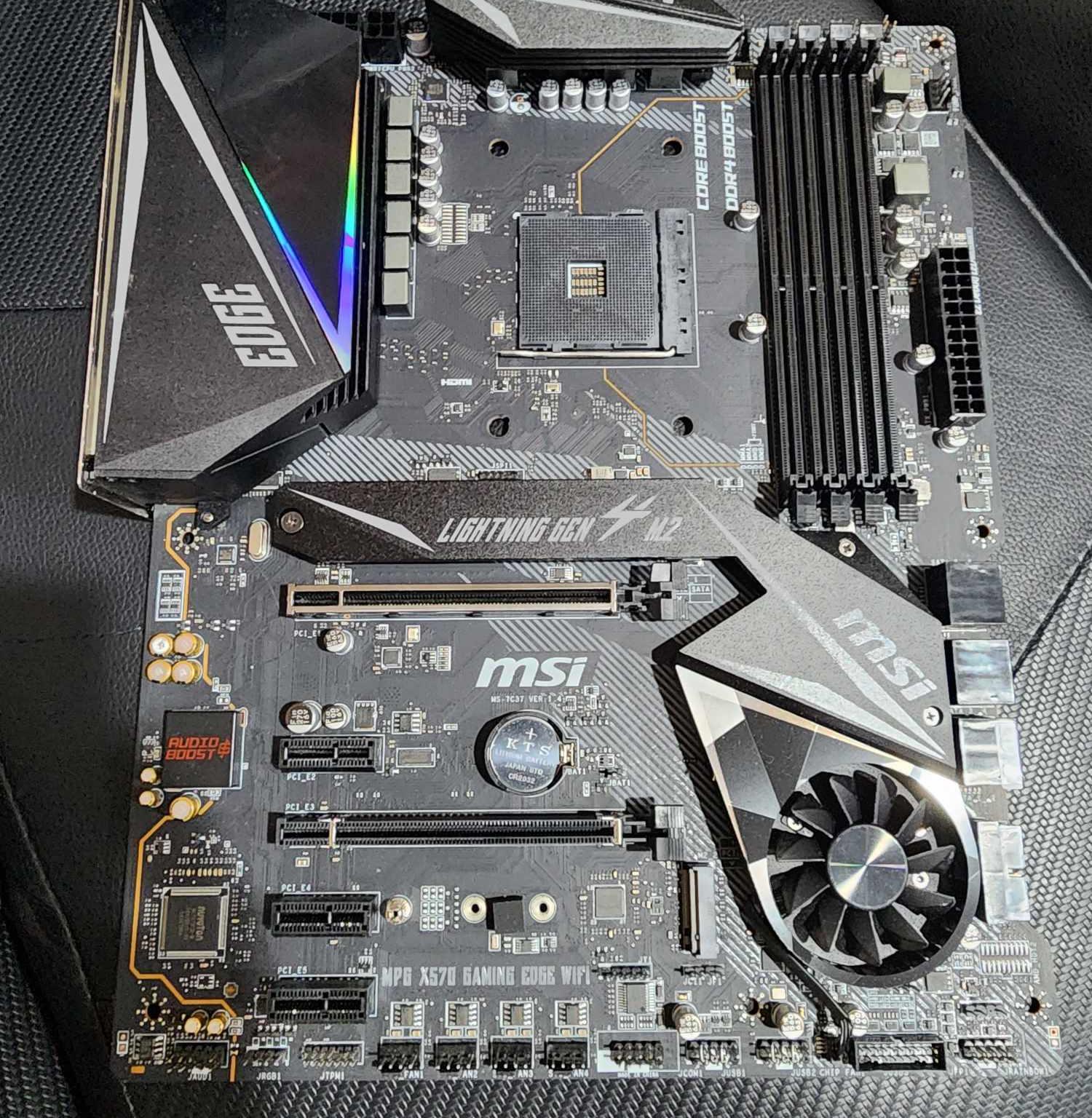 MSI MPG X570 Gaming Edge WiFi Motherboard AMD AM4 DDR4 AC Wi-Fi