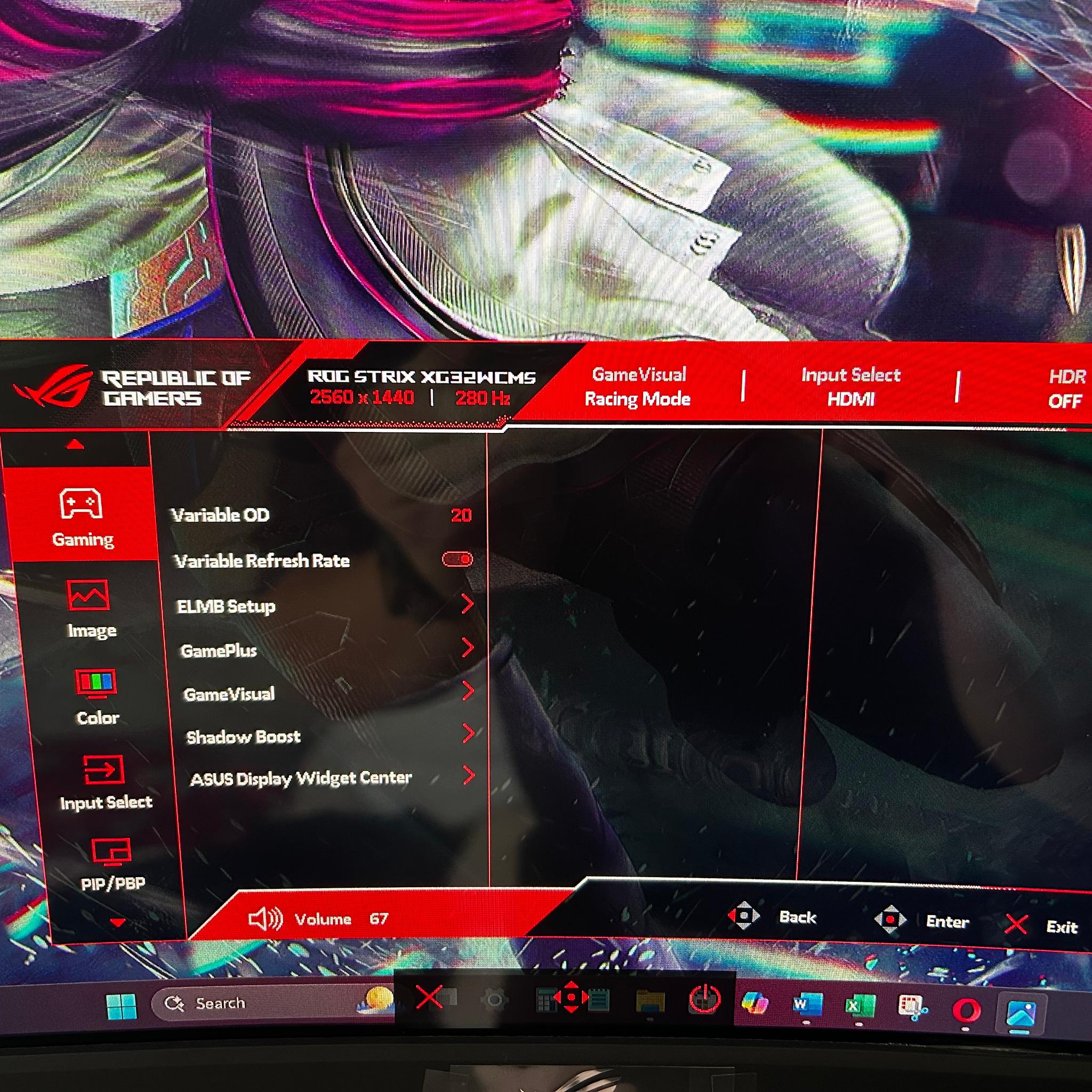 NEW ASUS ROG Strix  32" QHD (2560 x 1440) 280Hz VA Curved Gaming Monitor (XG32WCMS)
