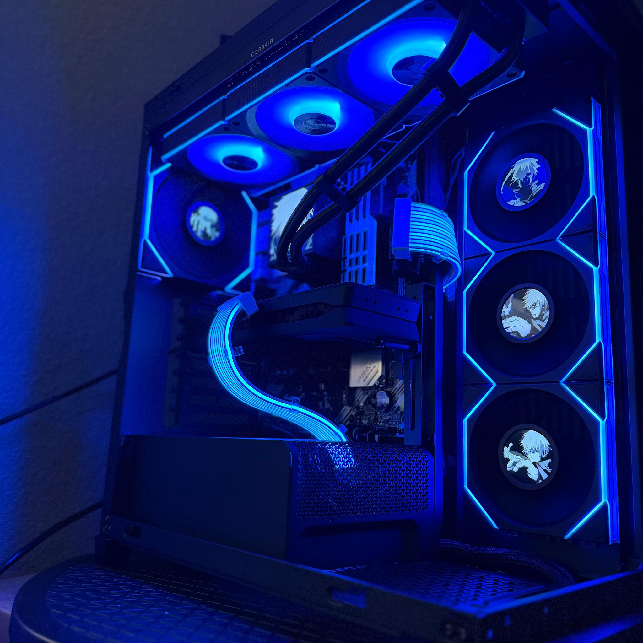 Premium Anime Showcase Gaming PC | Ryzen 5 5600X3D | Arc B580 12GB | 32GB RGB | 1TB Samsung | 360AIO