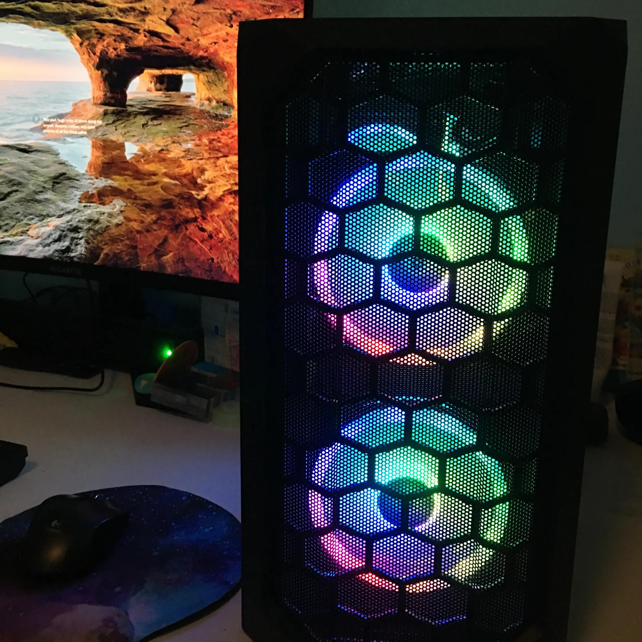 Great Gaming PC, RTX 3060Ti, i7 CPU, DDR4 16GB 3600, M.2 drive, SSD, HDD, mATX size