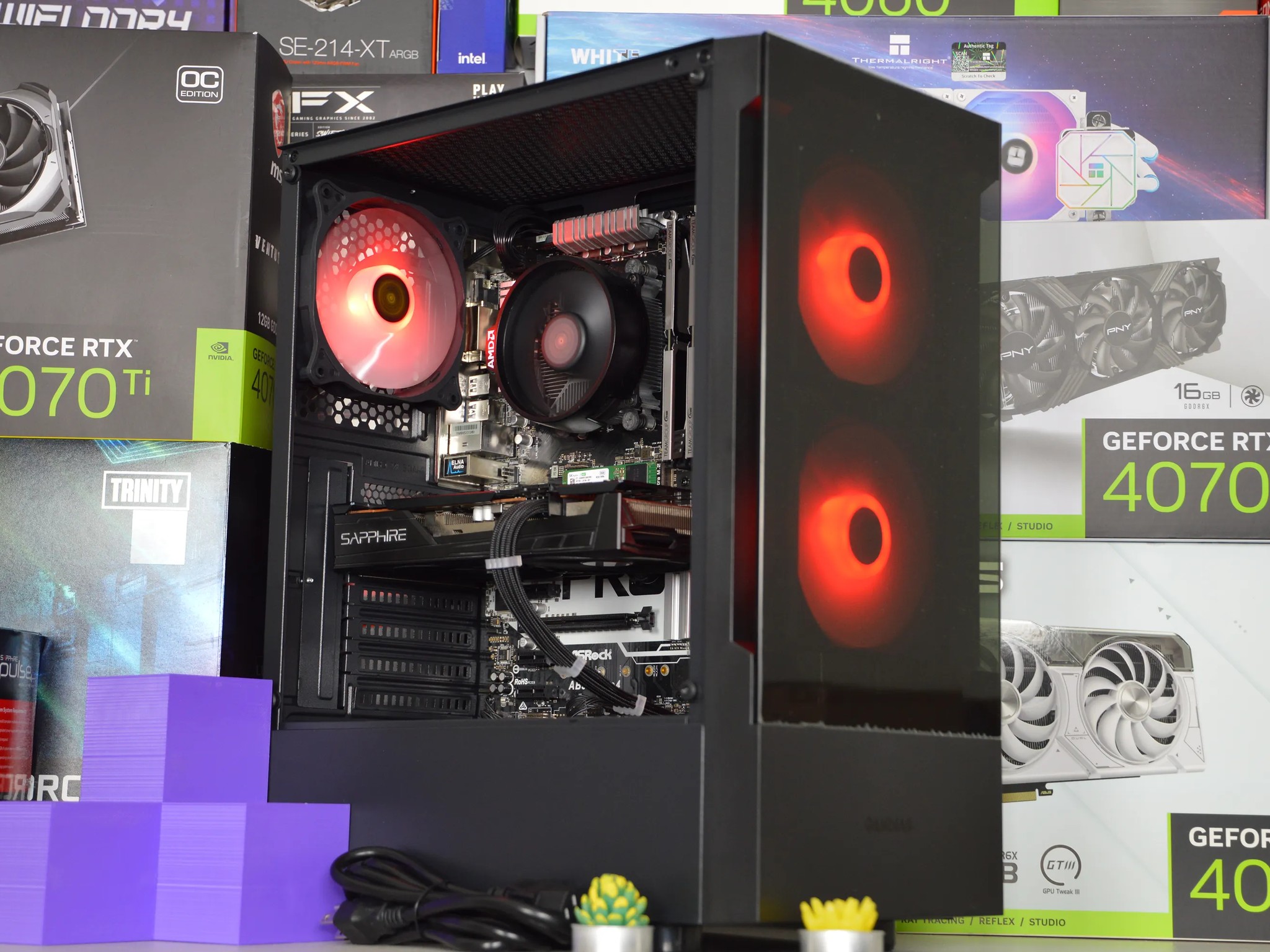 ⚫🌌| RX 5500XT 8GB | RYZEN 5 1600 | 16GB DDR4 RAM | 256GB NVME SSD + 1TB HDD | Midnight Nova |