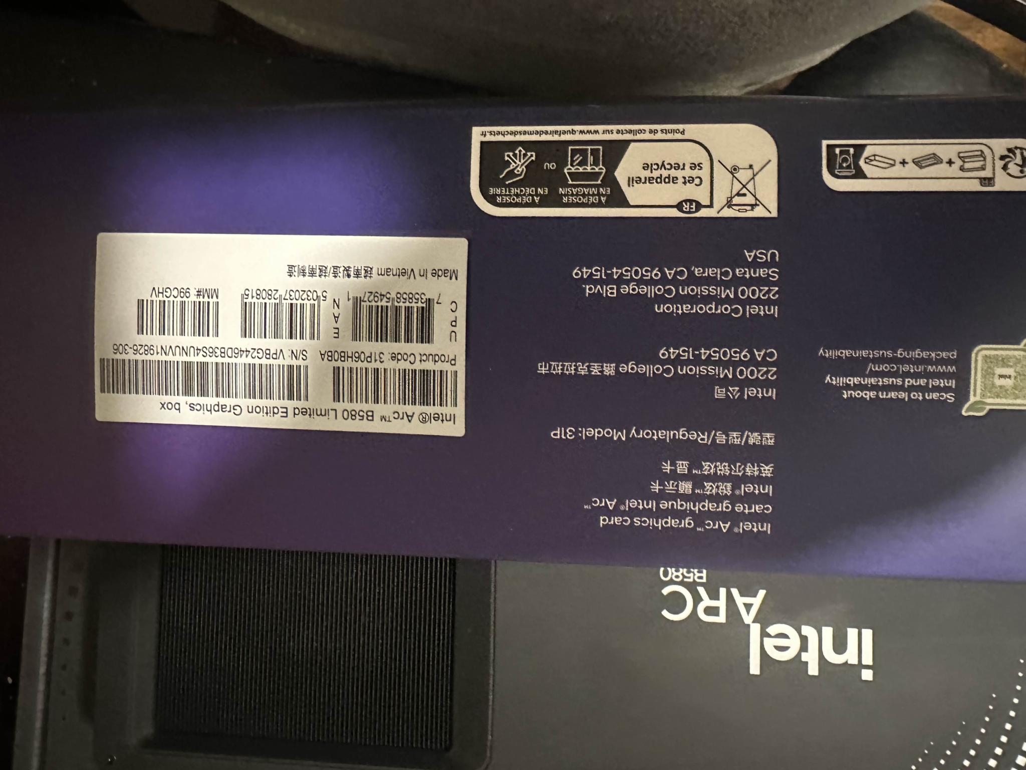 Intel Arc B580 Limited Edition