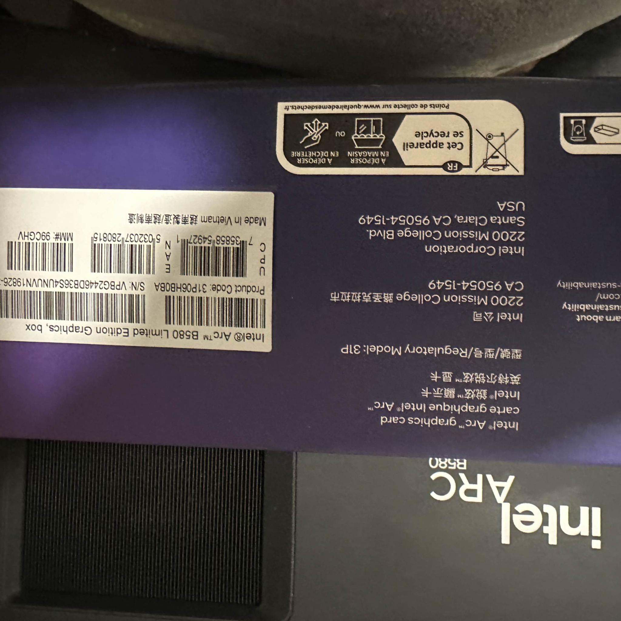 Intel Arc B580 Limited Edition