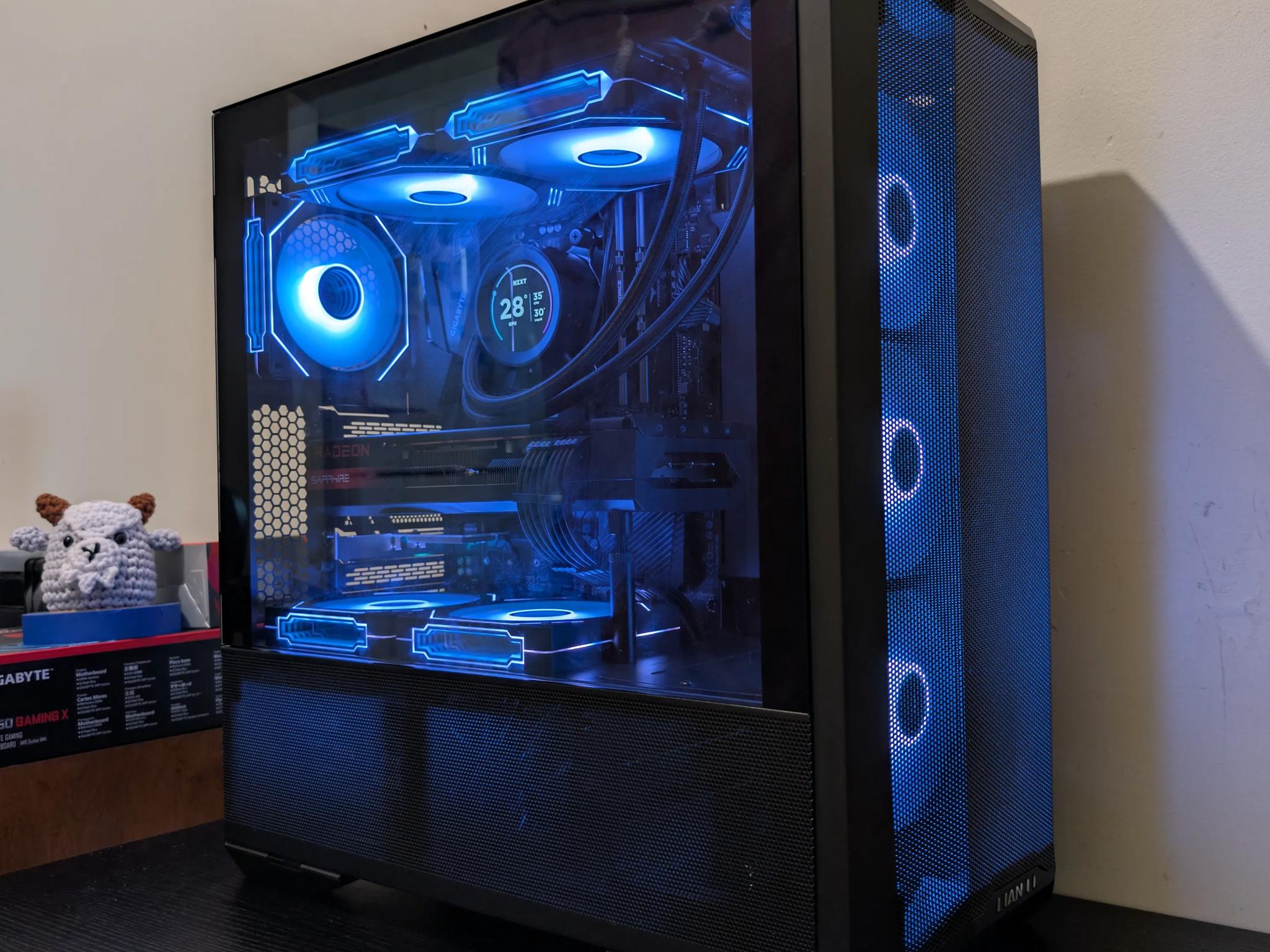 🔥Black RGB Gaming PC | RX 7800XT | Ryzen 7 5700X | 1TB SSD | 32GB