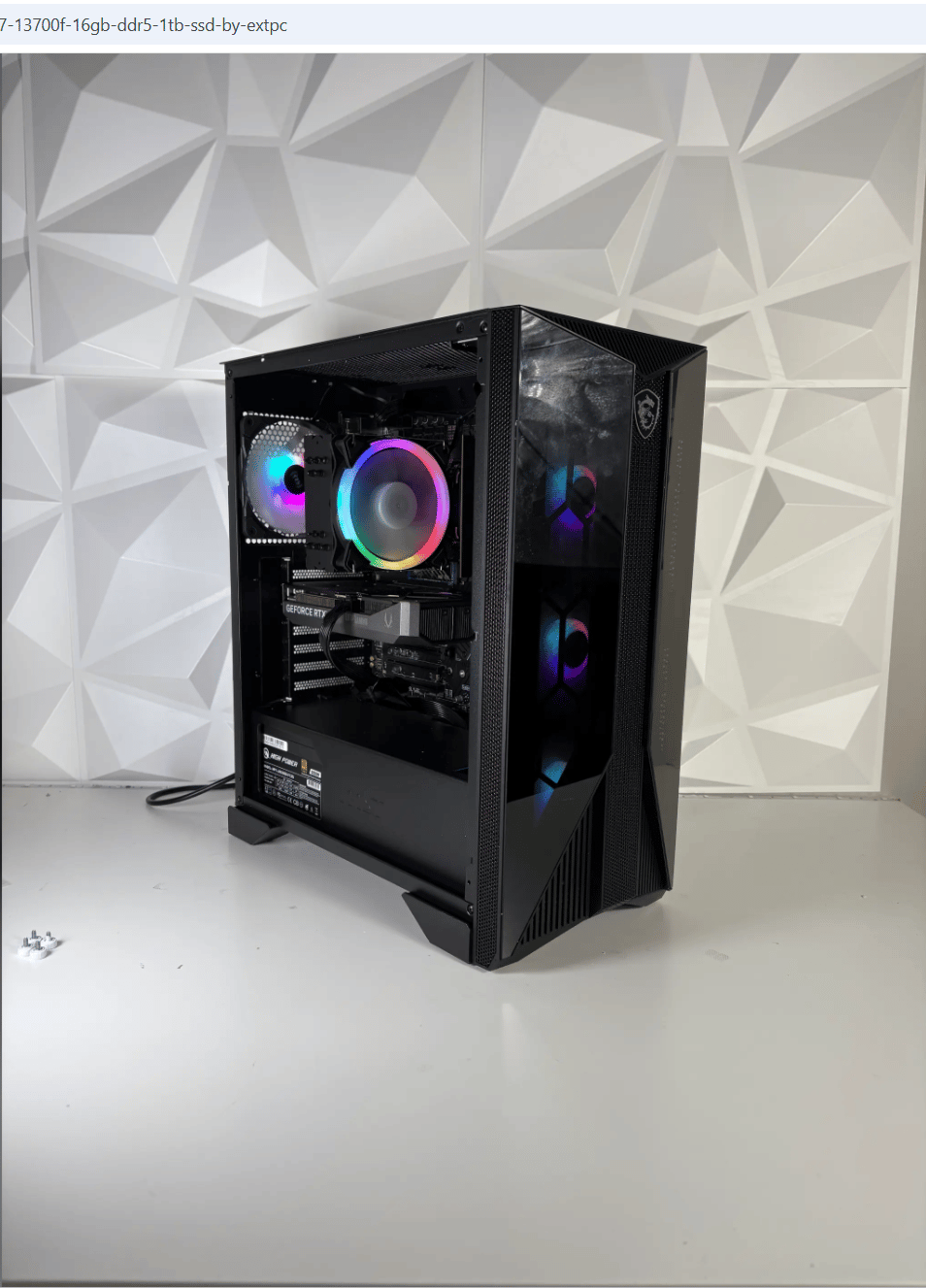 Aegis Gaming PC - RTX 5060 Ti 16GB, Intel Core i7 13700F, 16GB DDR5, 1TB SSD by EXTPC