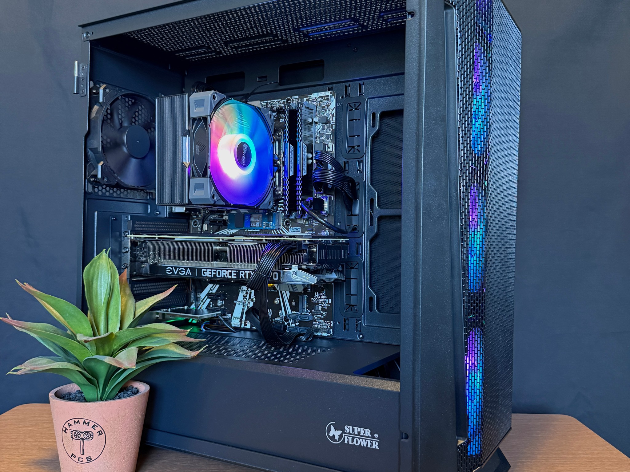💥RTX 2070 + Intel i7 RGB Gaming PC💥| 16gb RAM, 1TB SSD | Fortnite, GTA V, Arc Raiders, and more!