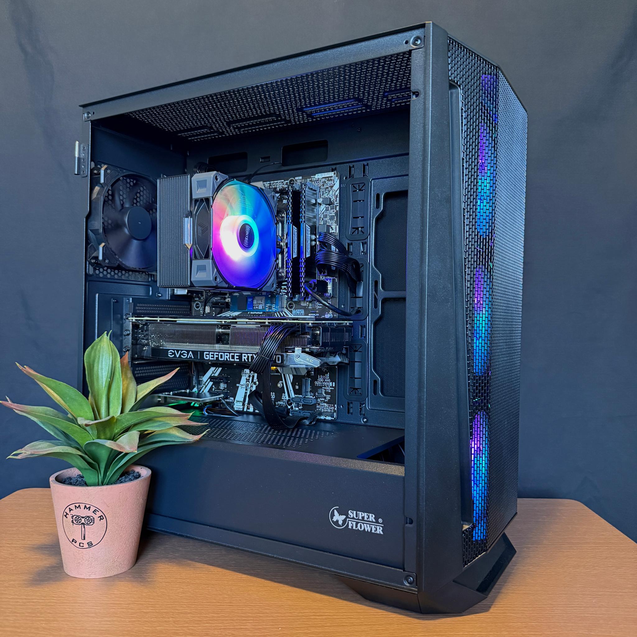 💥RTX 2070 + Intel i7 RGB Gaming PC💥| 16gb RAM, 1TB SSD | Fortnite, GTA V, Arc Raiders, and more!
