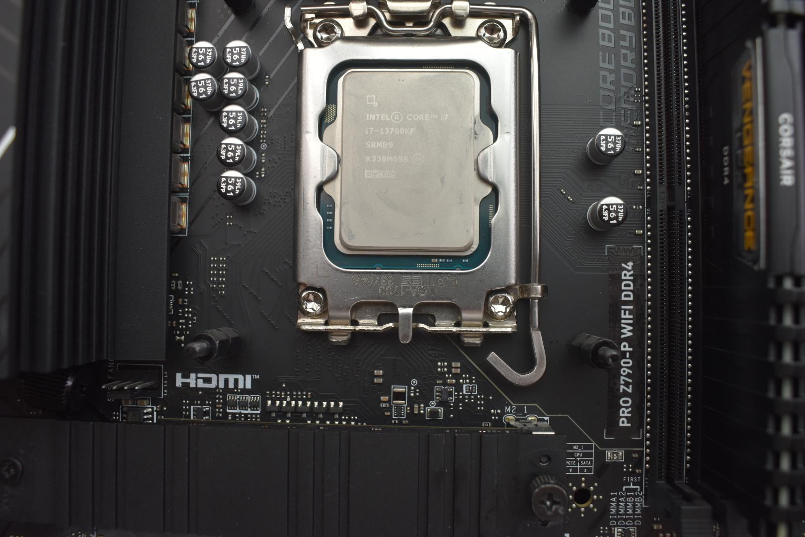 PRO Z790-P WIFI DDR4 + i7-13700kf + Kraken 280MM AIO