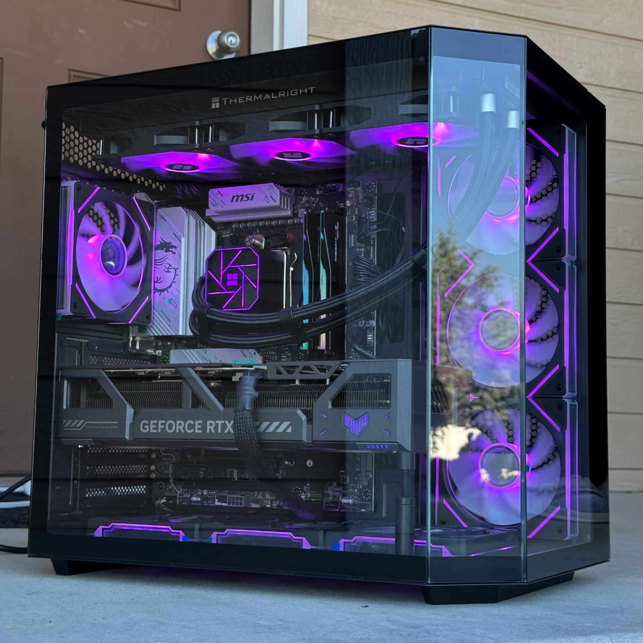 Rtx 5080 \ Ryzen 7 9800X3D \ 32GB DDR5 \ 2TB nvme ssd \ 1000w Gold psu \ Windows 11 Pro