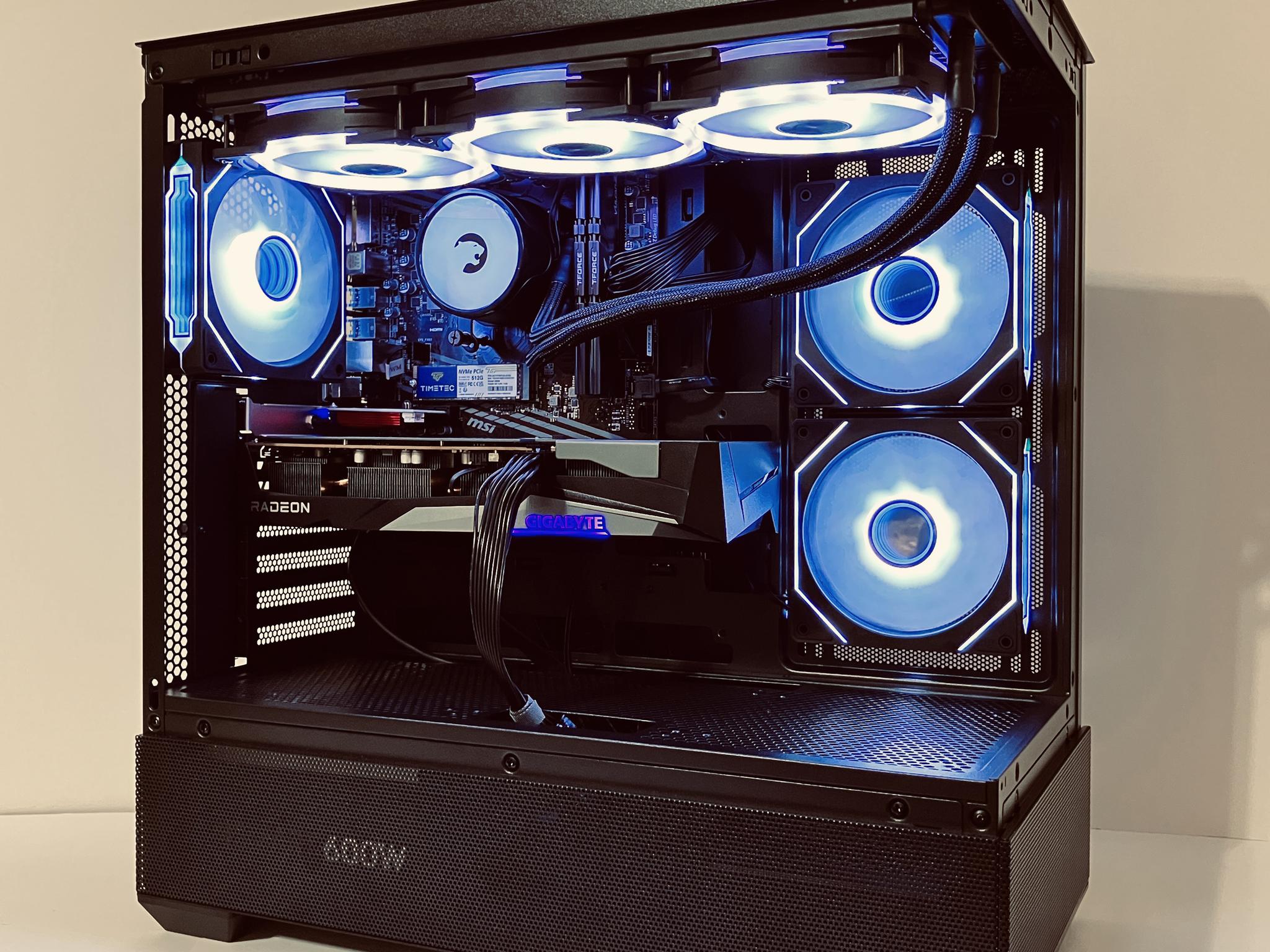 ⚡Best Value Liquid Cooled Gaming PC - RX 7600 8GB ● Ryzen 5 5500 ● 16GB RAM ● 1TB SSD ● Wi-Fi