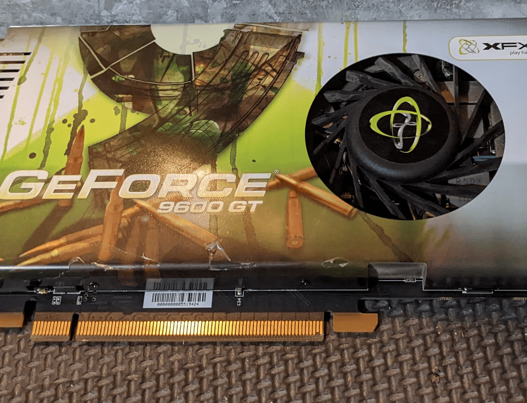 XFX GeForce 9600 GT -Used, but good condition Video Card 512mb DDR3 PCI-E