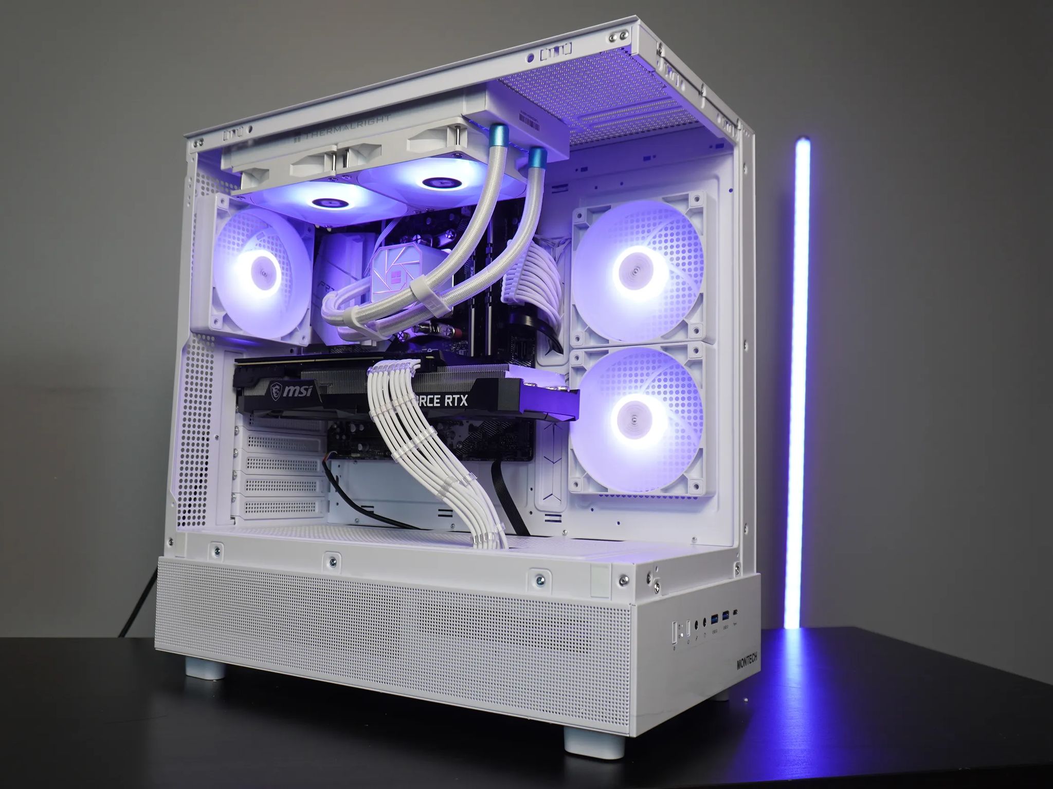 🤍CLEAN WHITE🤍 RTX 1080p/1440p Machine 💚 RTX 3070 8GB 🧡 Ryzen 7 5700x | 32GB RAM | 1TB NVME
