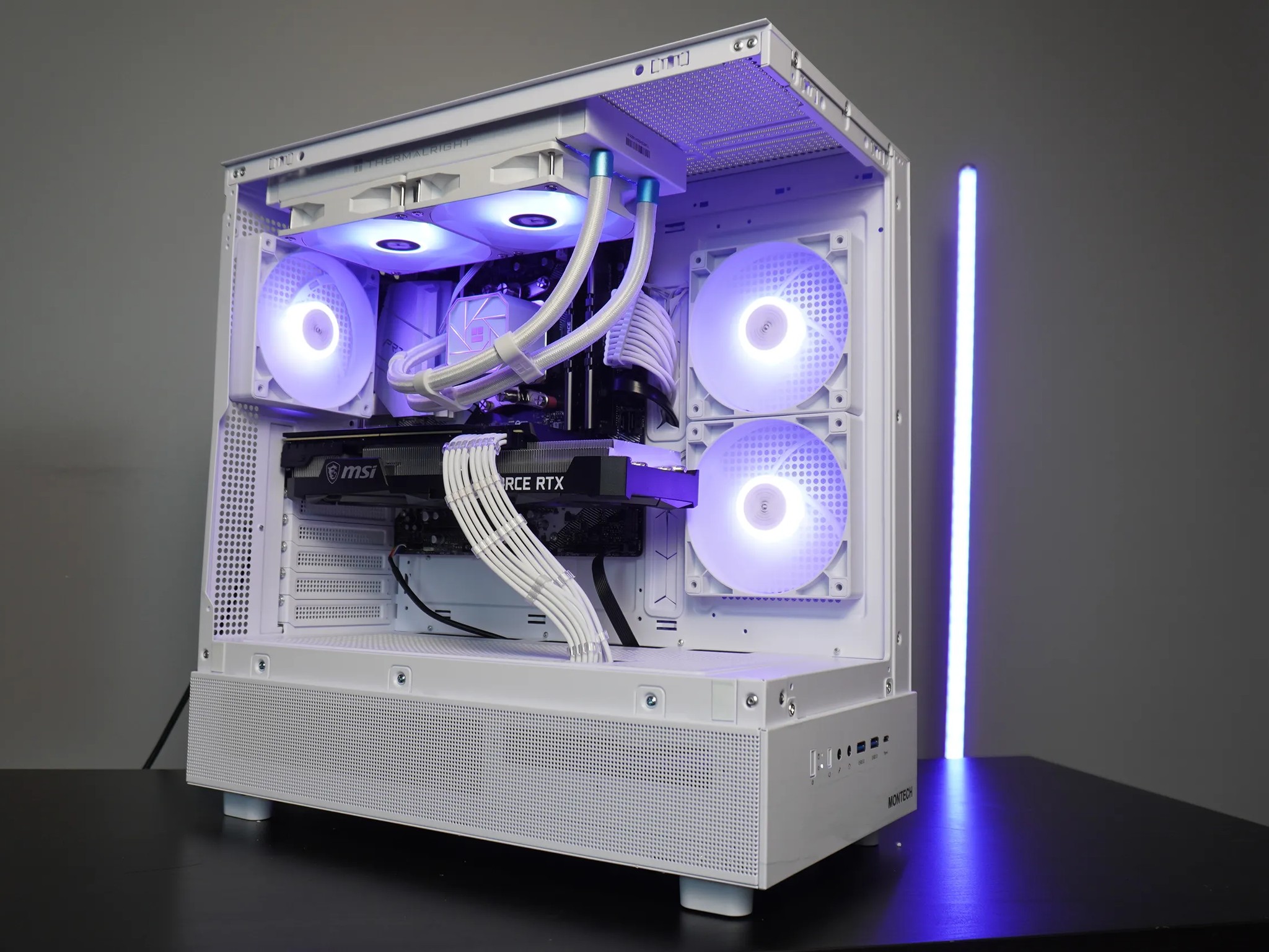 🤍CLEAN WHITE🤍 RTX 1080p/1440p Machine 💚 RTX 3070 8GB 🧡 Ryzen 7 5700x | 32GB RAM | 1TB NVME