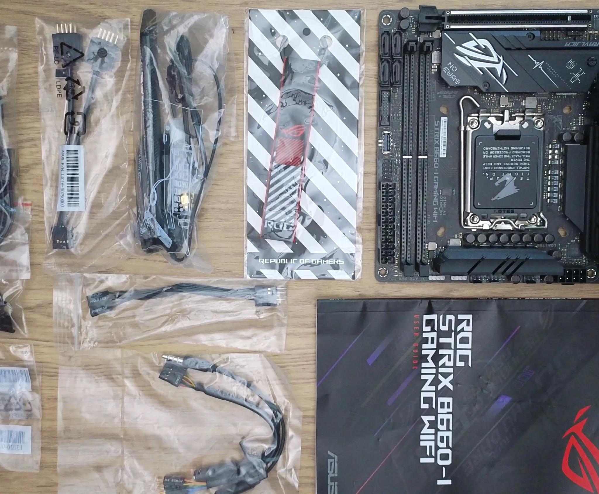 ASUS B660-I ROG Strix Gaming WiFi D5 Intel LGA 1700 Mini-ITX Motherboard
