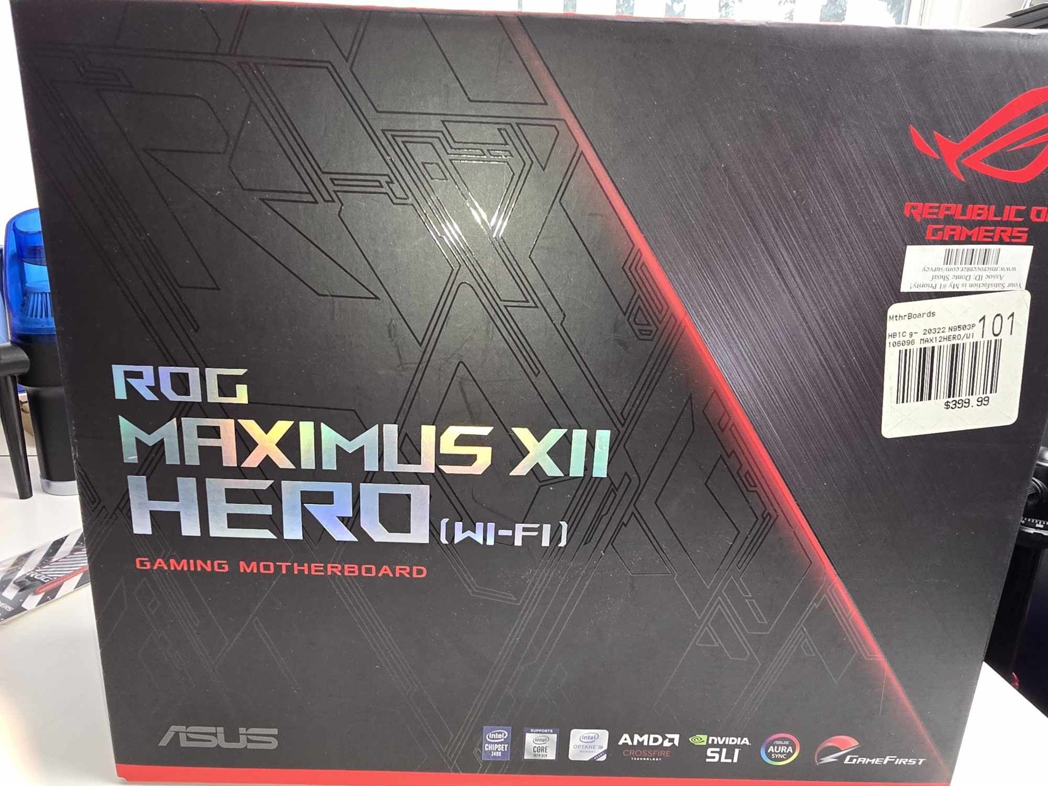 Asus ROG Maximus XII Hero (Wi-Fi) Z490 LGA 1200 ATX Motherboard Intel