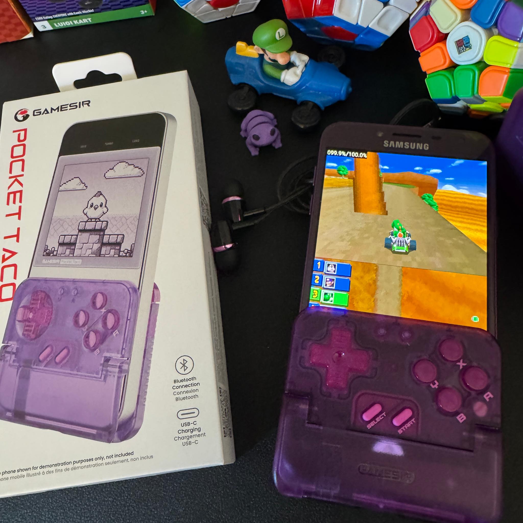 GameSir  Pocket Taco Bluetooth controller purple