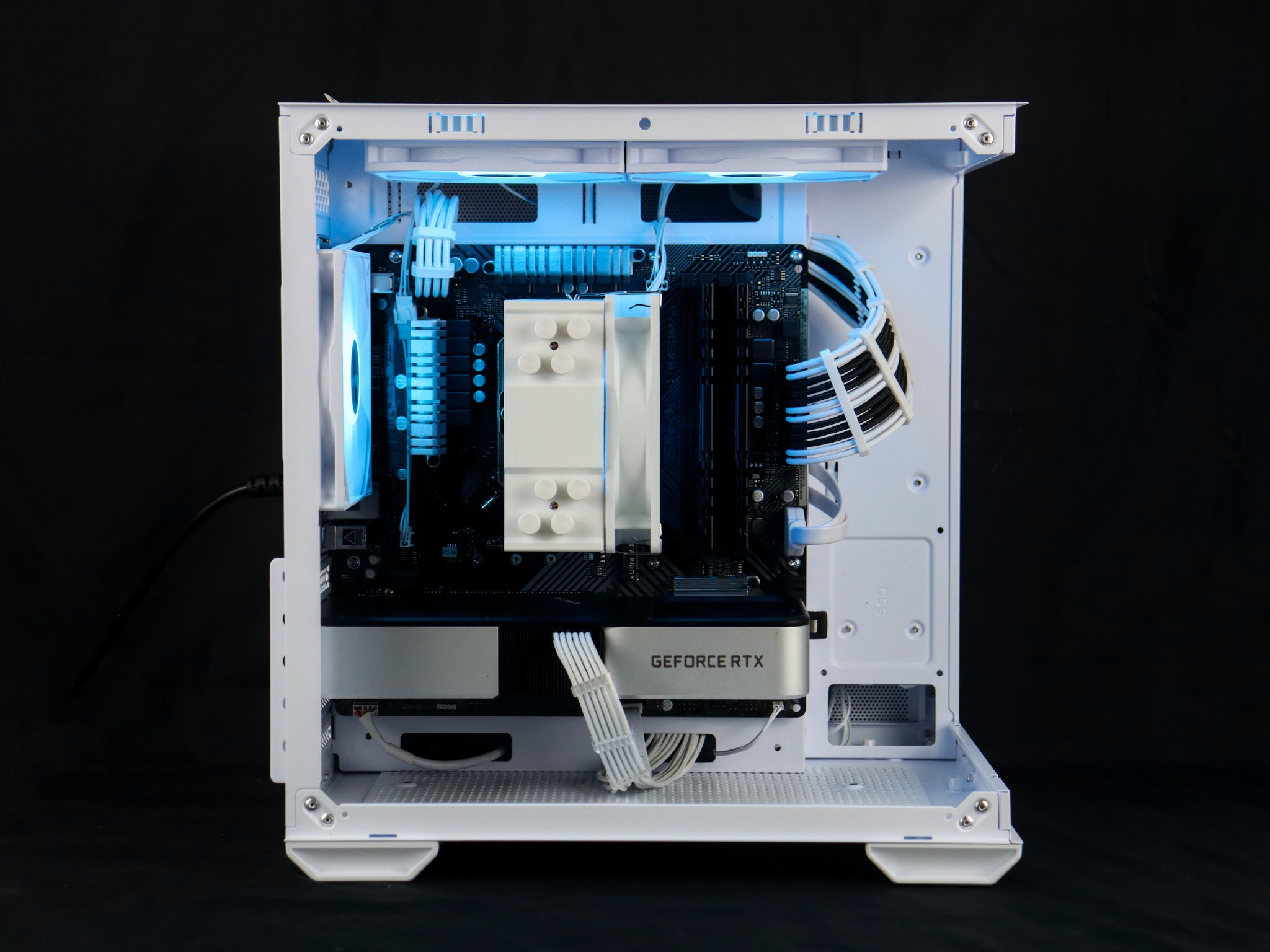 🧊❄️🧊 White Gaming PC – RTX 3060 TI , Ryzen 5 3600, 16GB RAM, 1TB SSD - WiFi, BlueToot...