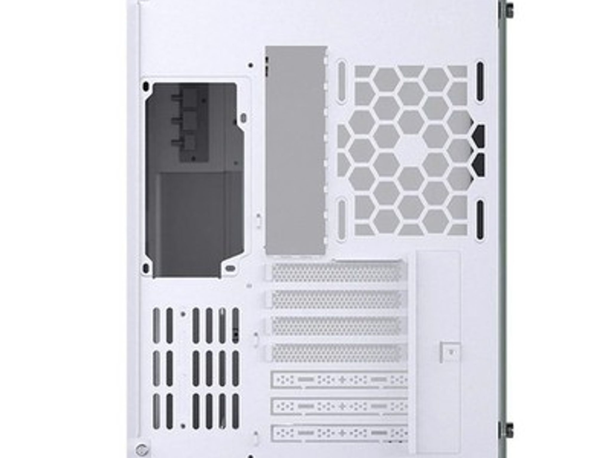 Clearance JONSBO TK-3 White ATX Case OEM Curved Glass Dual Chamber - New