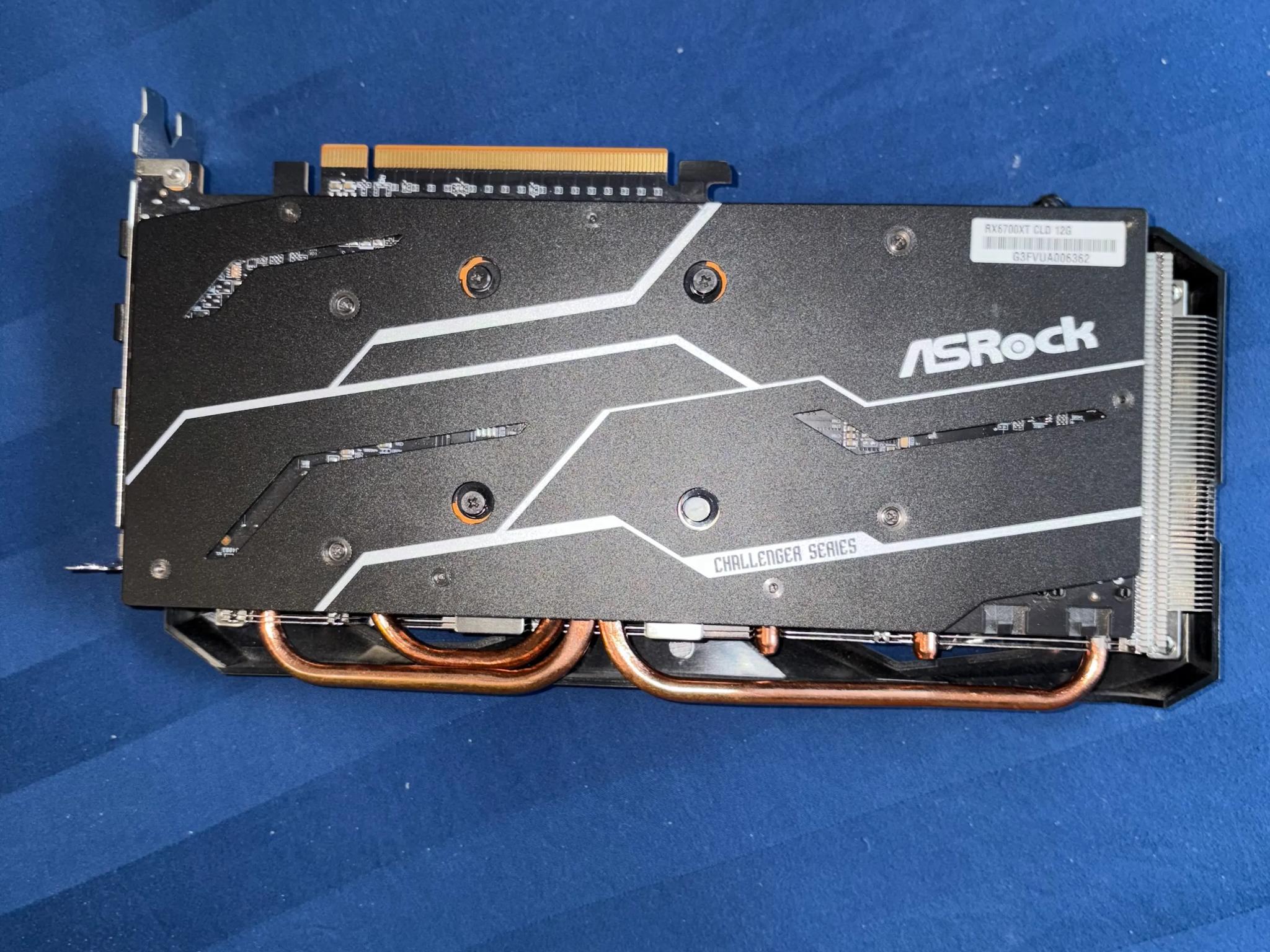 ASrock Challenger 6700xt 12GB VRAM used