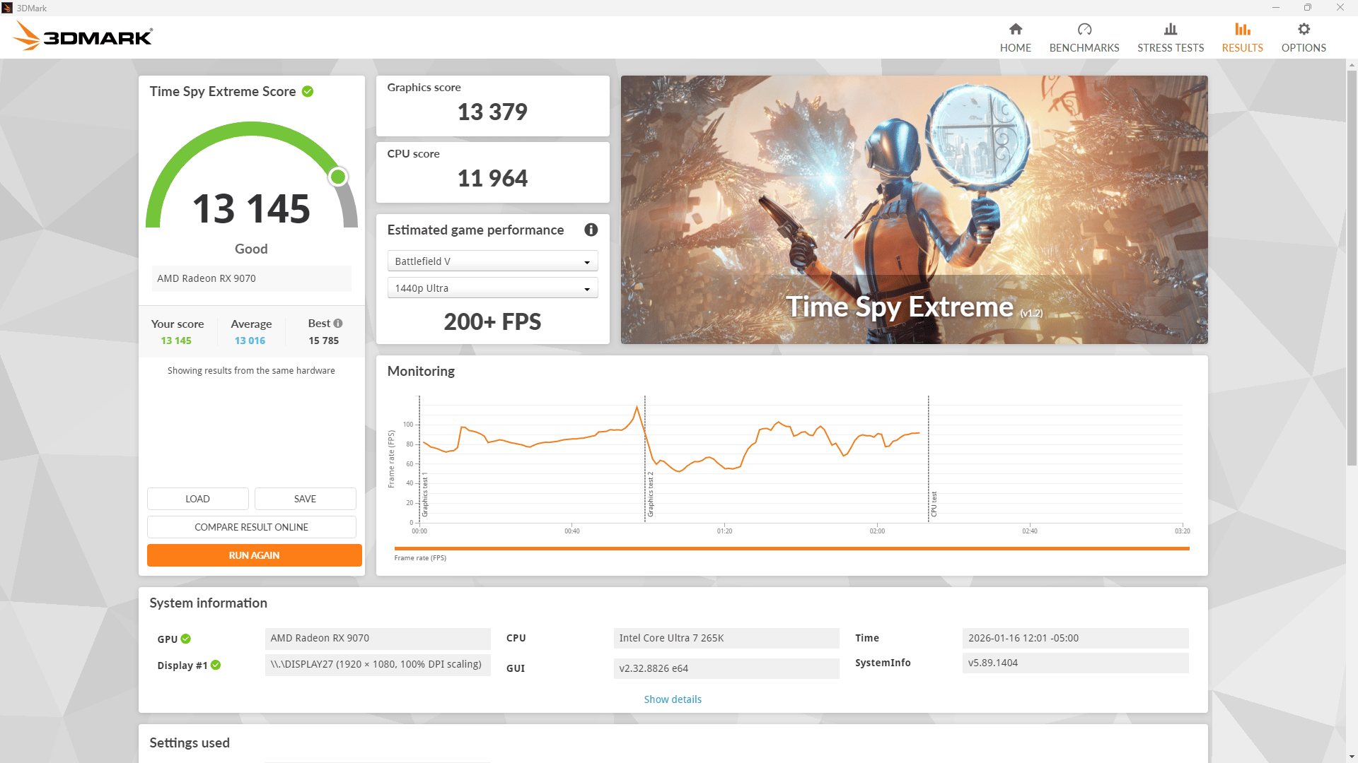 Core Ultra 7 265K | RX 9070 | 32 GB DDR5  | 1 TB | 1000W