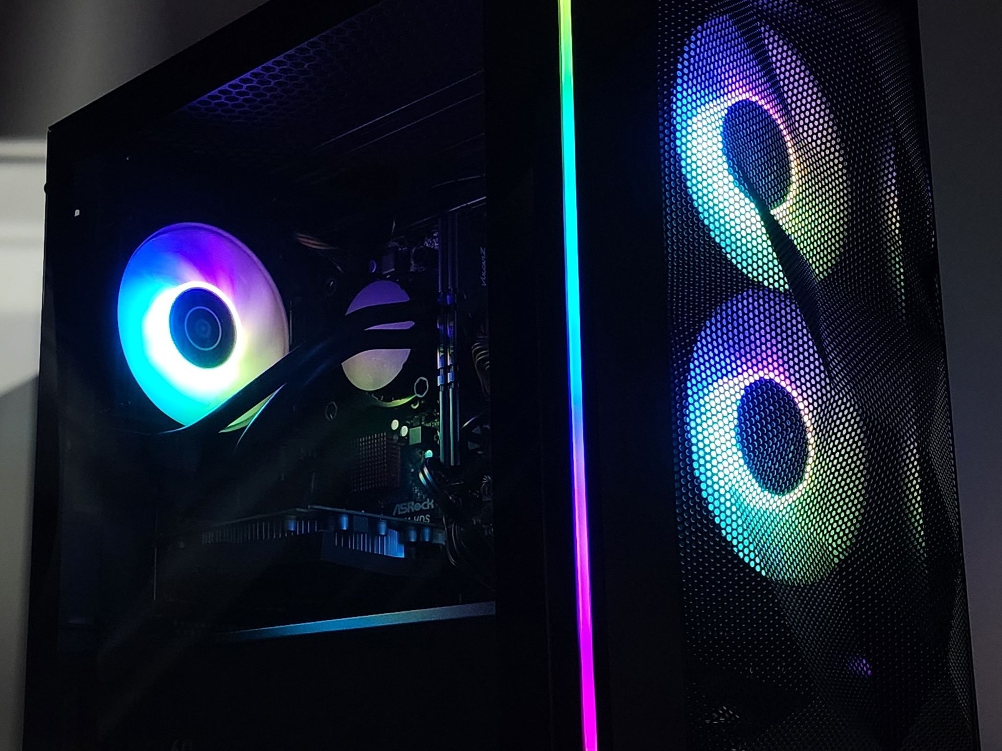 Gaming PC i7-7700 16GB RAM 512GB SSD RTX 3050 6GB Windows 11 Computer
