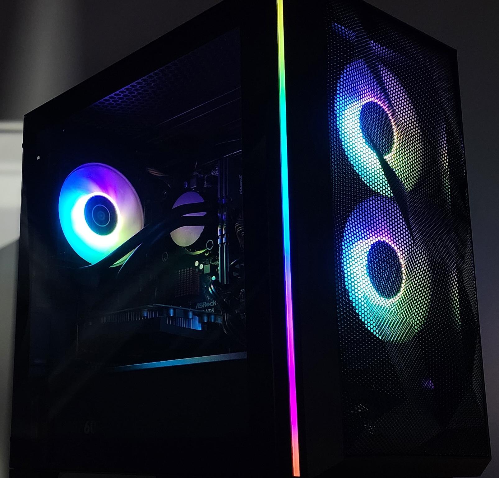 Gaming PC i7-7700 16GB RAM 512GB SSD RTX 3050 6GB Windows 11 Computer