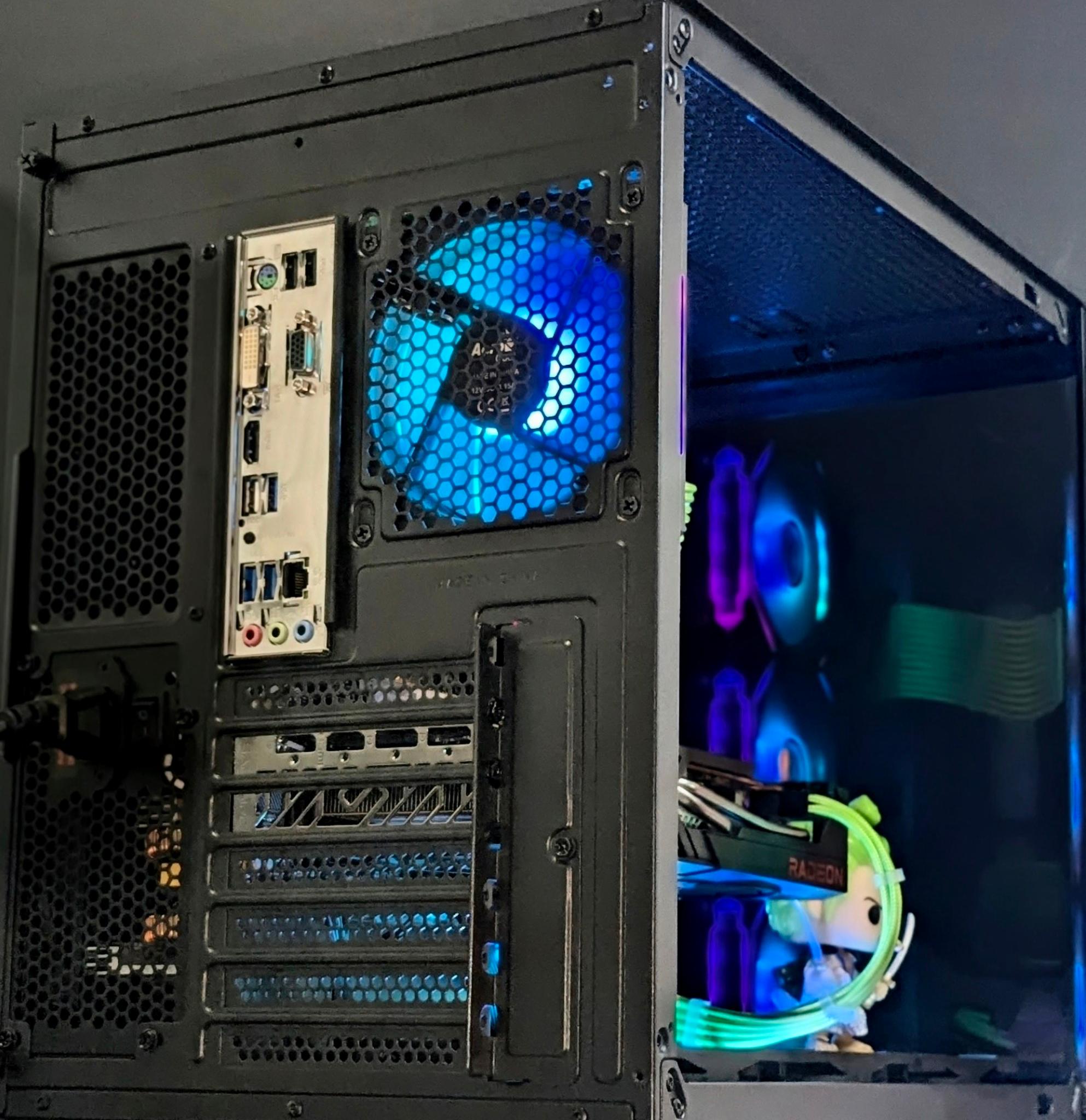 Roronoa Zoro "Headless" Gaming PC🖤RX 6700 10GB🖤Ryzen 5🖤16GB RAM🖤1TB SSD🖤 Wi-Fi 🖤 Windows 11