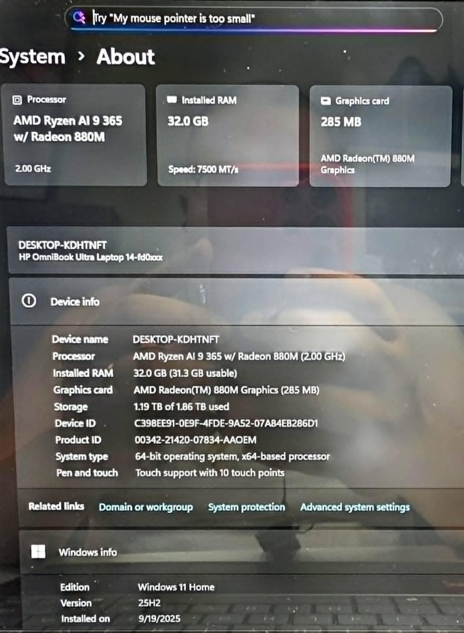 AMD Ryzen AI 9 365 Radeon 880M HP OmniBook Ultra 14 32GB RAM | 1TB SSD GAMING LAPTOP TOUCHSCREEN