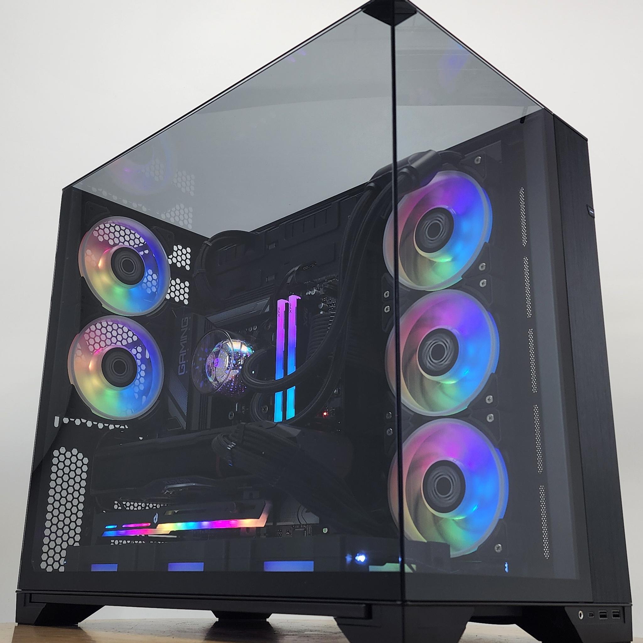Gaming PC Ryzen 9 9900X 32GB RAM 2TB SSD RX 7900 XTX 24GB Windows 11 Computer